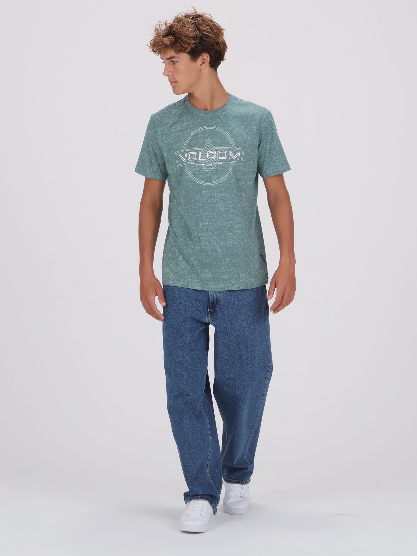 Volcom Line Service Print Tee - Forest