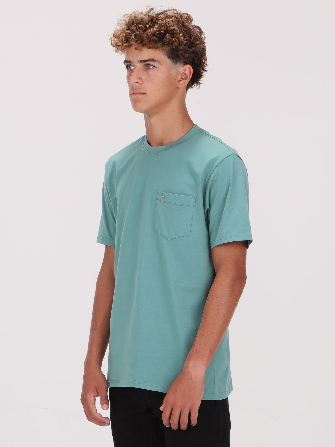 Volcom Solid Pocket Tee - Petrol
