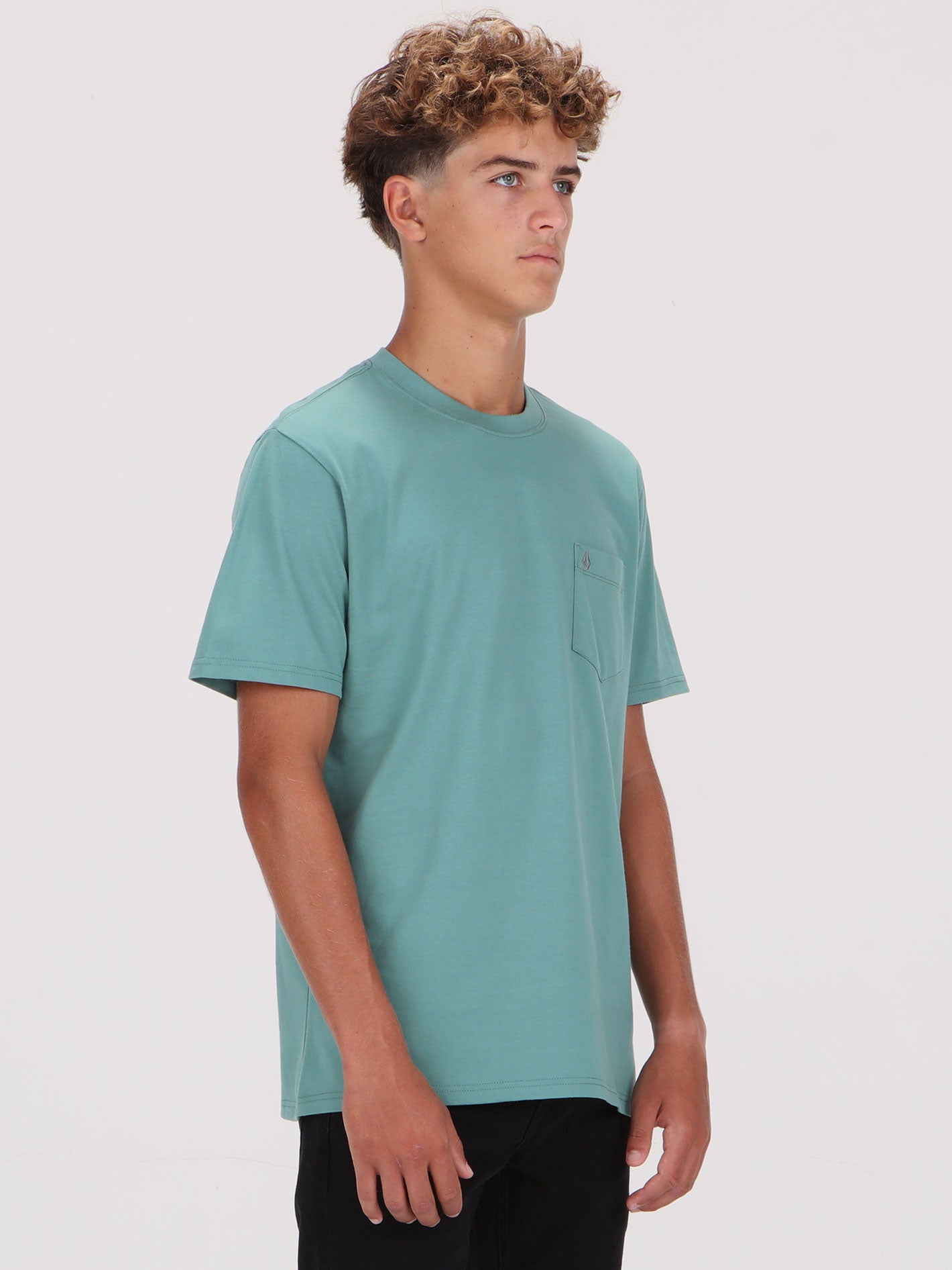Volcom Solid Pocket Tee - Petrol