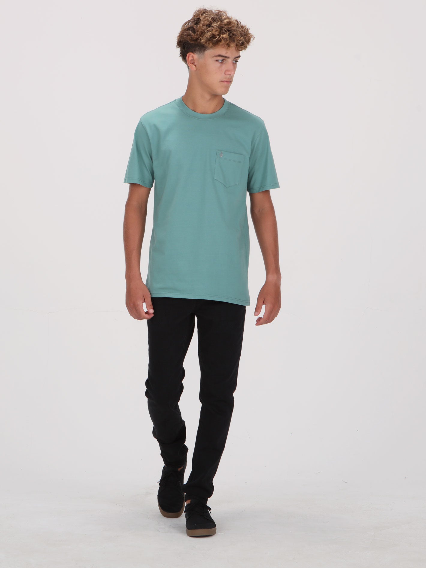 Volcom Solid Pocket Tee - Petrol