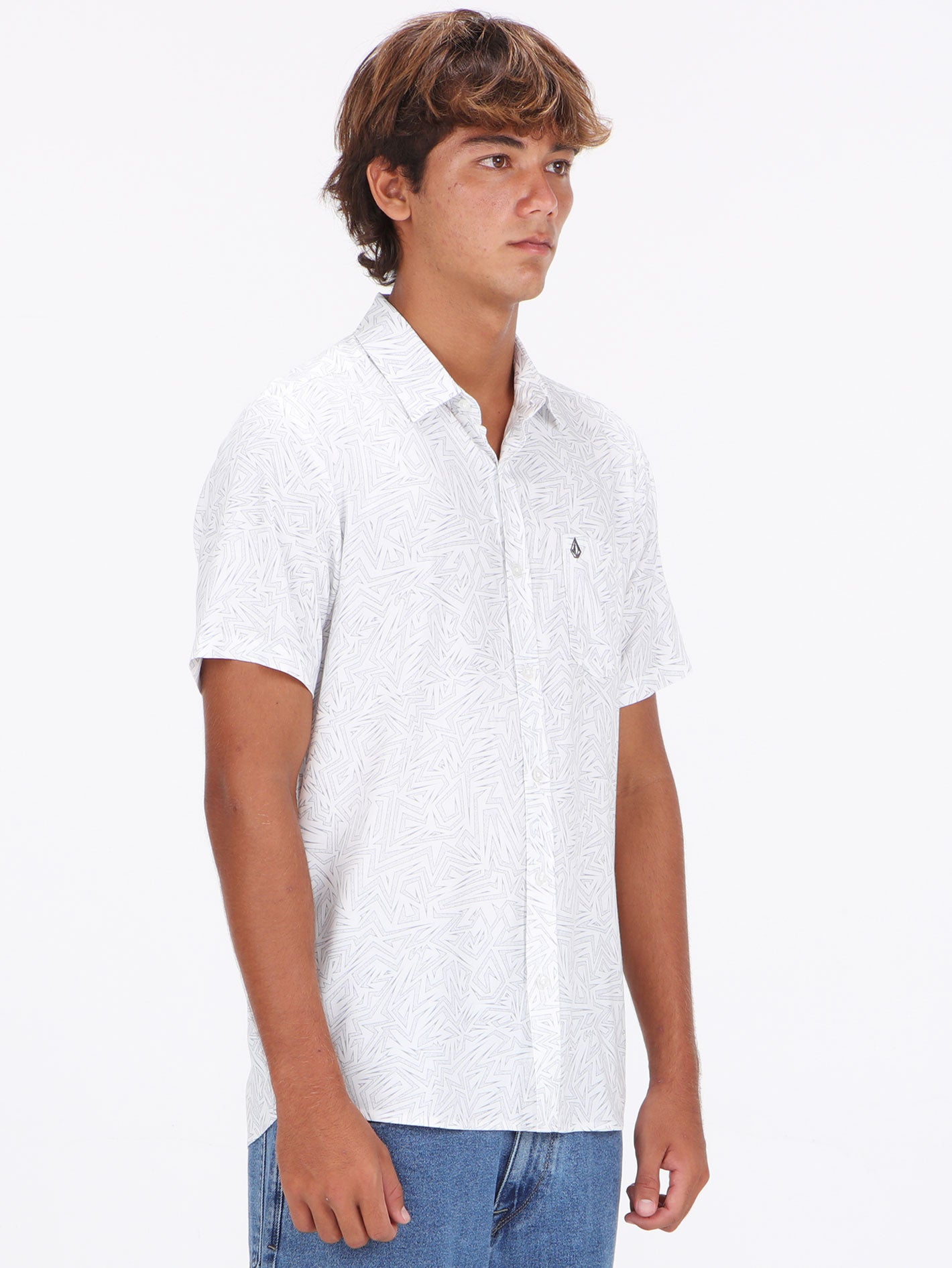 Volcom Volthunder Short Sleeve Shirt - White