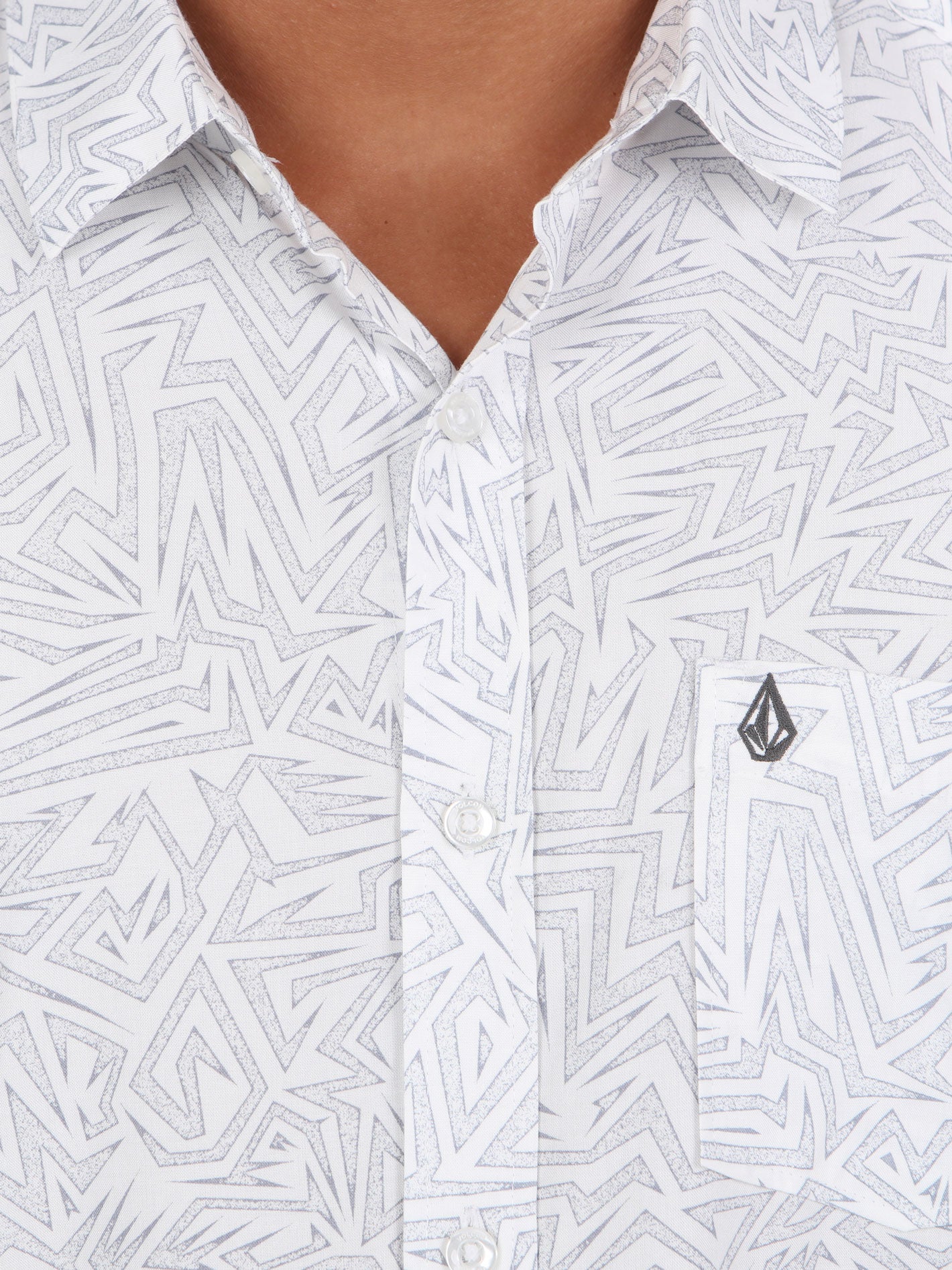 Volcom Volthunder Short Sleeve Shirt - White