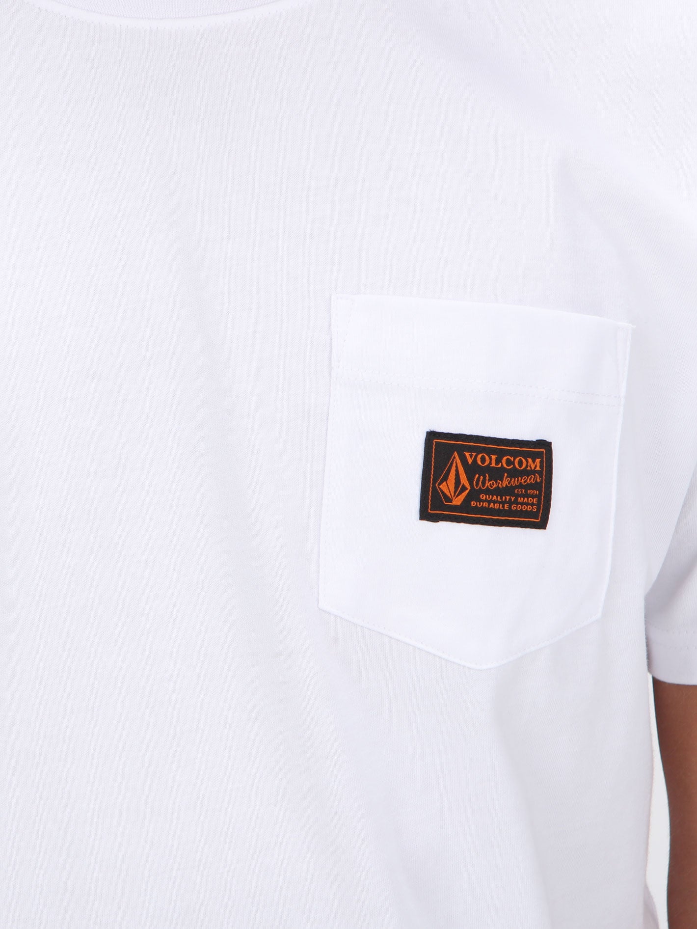 Volcom Workwear Pocket Tee - White