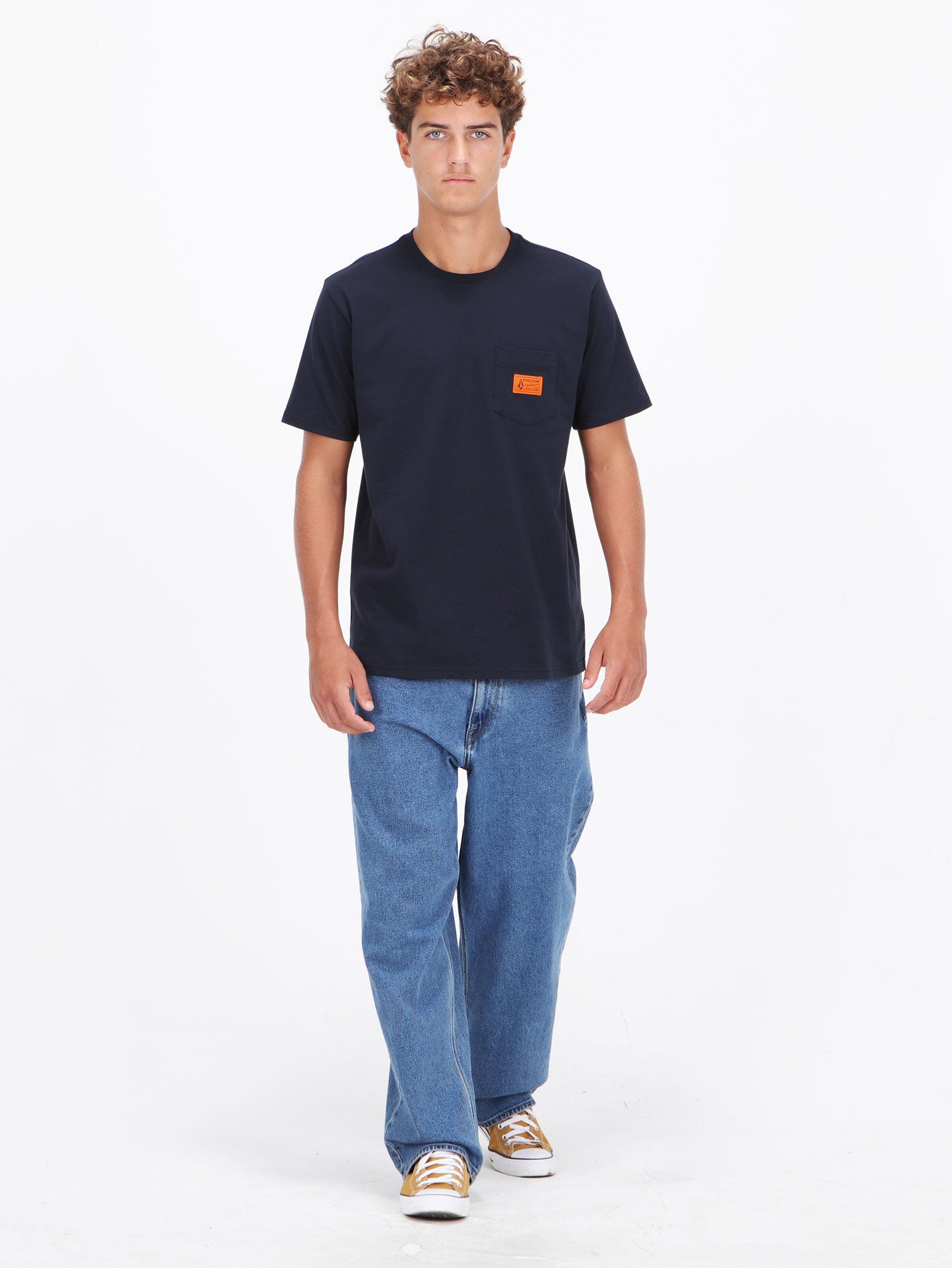 Volcom Workwear Pocket Tee - Navy