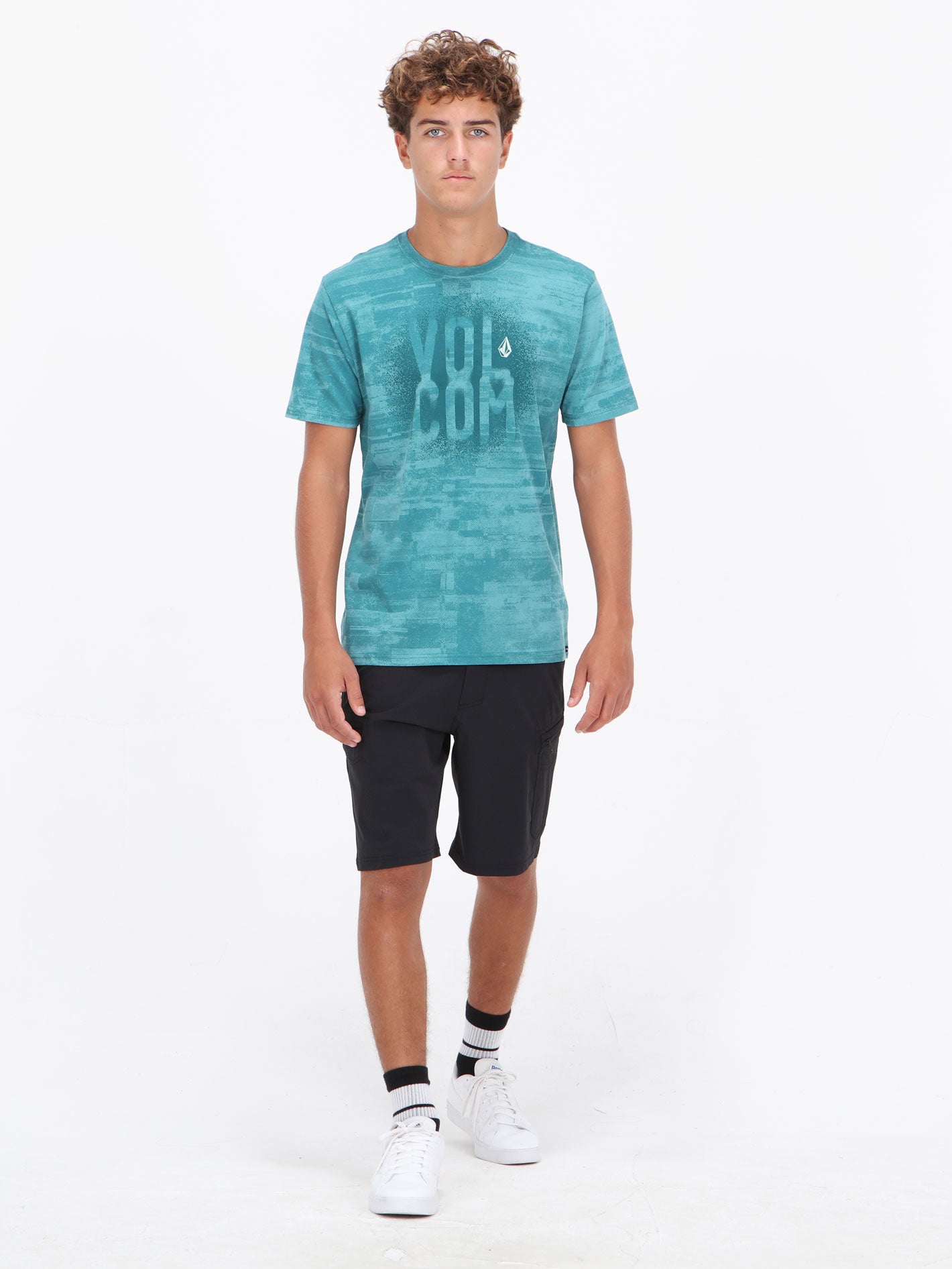 Volcom Static Void  Tee - Britt Blue