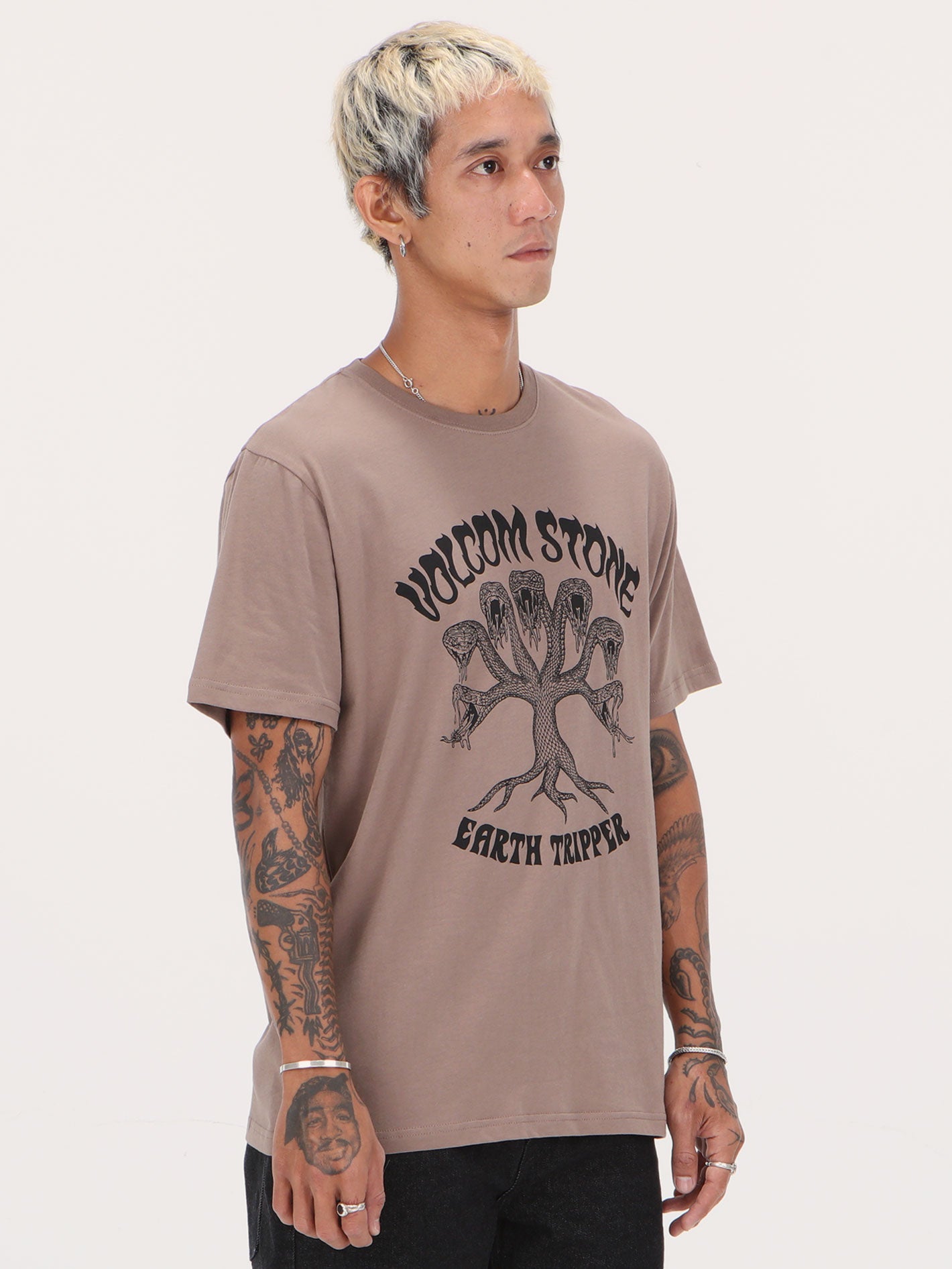 Volcom Feeding Tree Tee - Teak