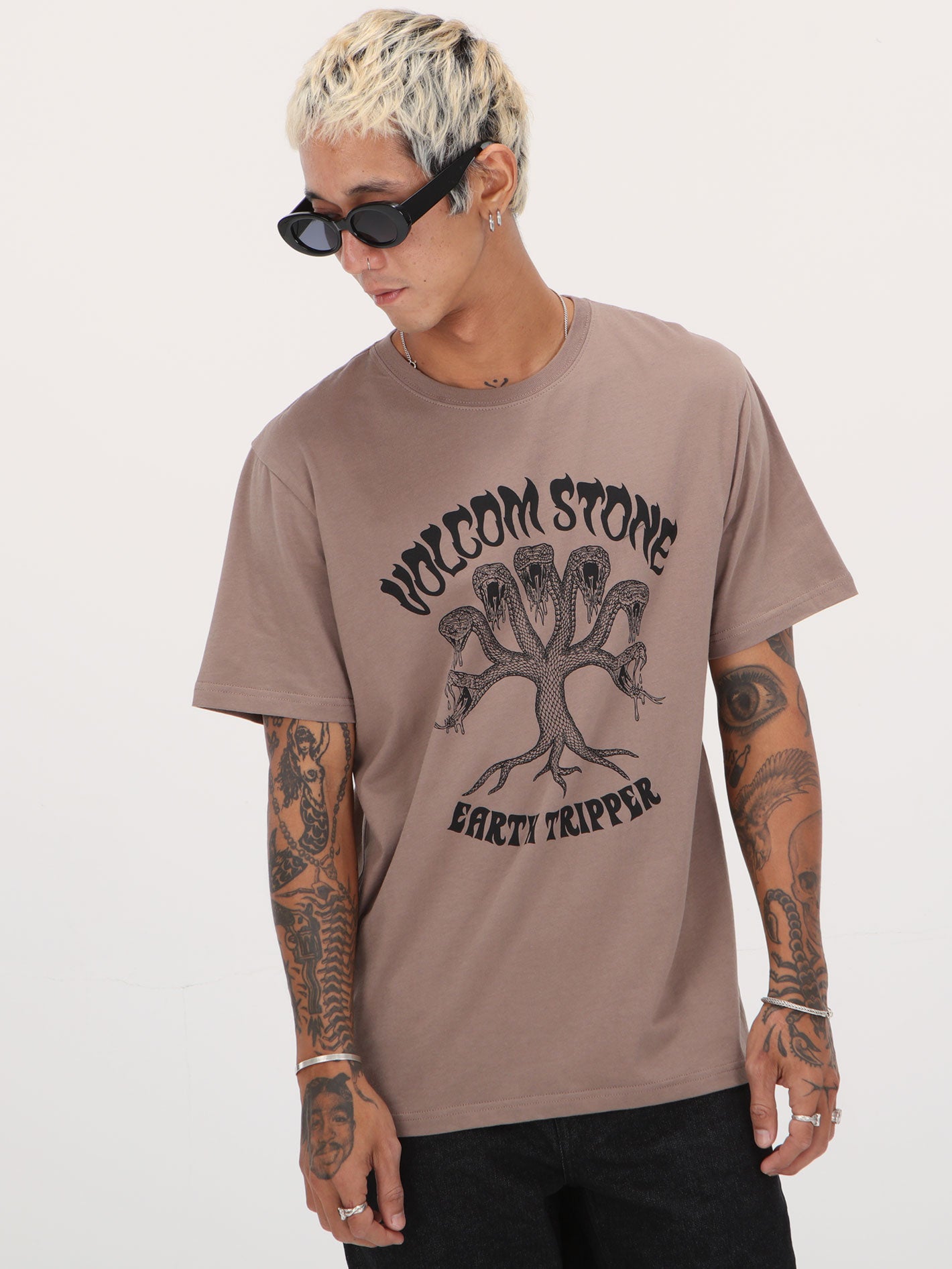 Volcom Feeding Tree Tee - Teak
