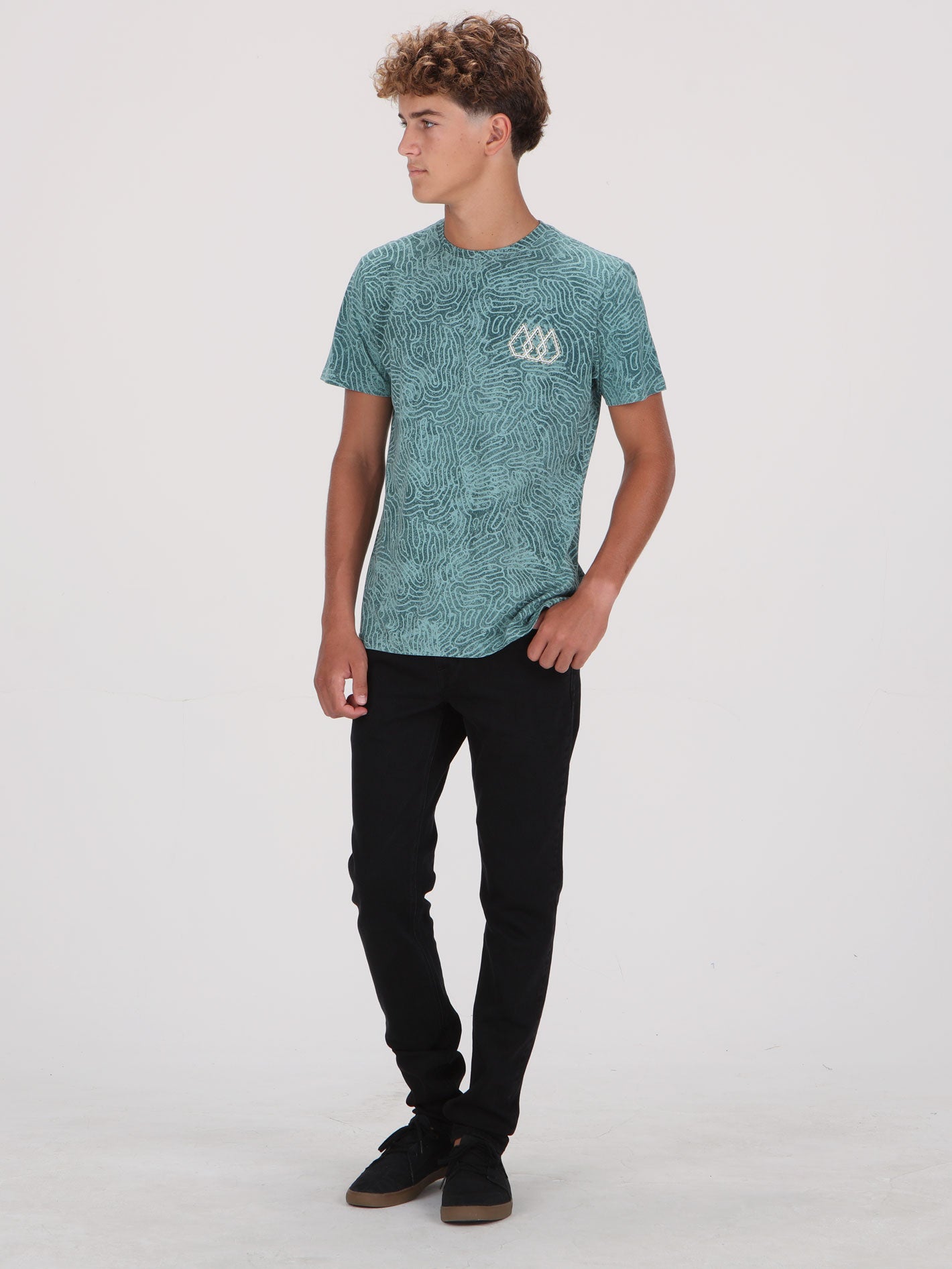 Volcom Labyrinth Tee - Petrol