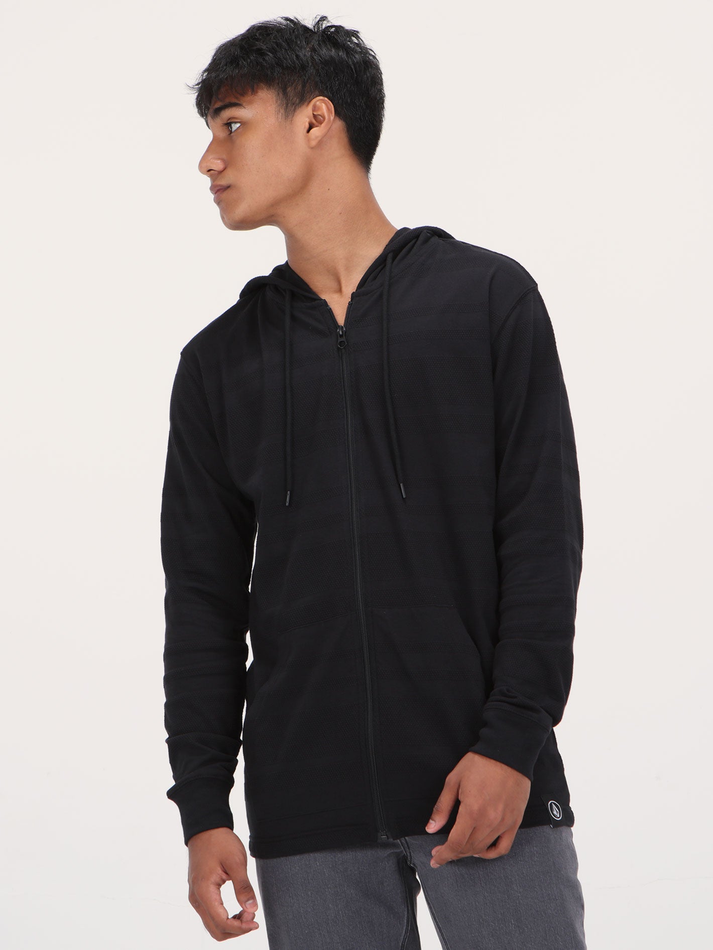 Volcom Hazy Long Sleeve Top - Black