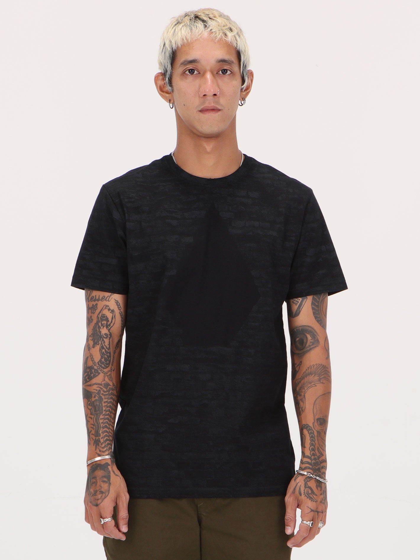 Volcom Stone Brick Tee - Black