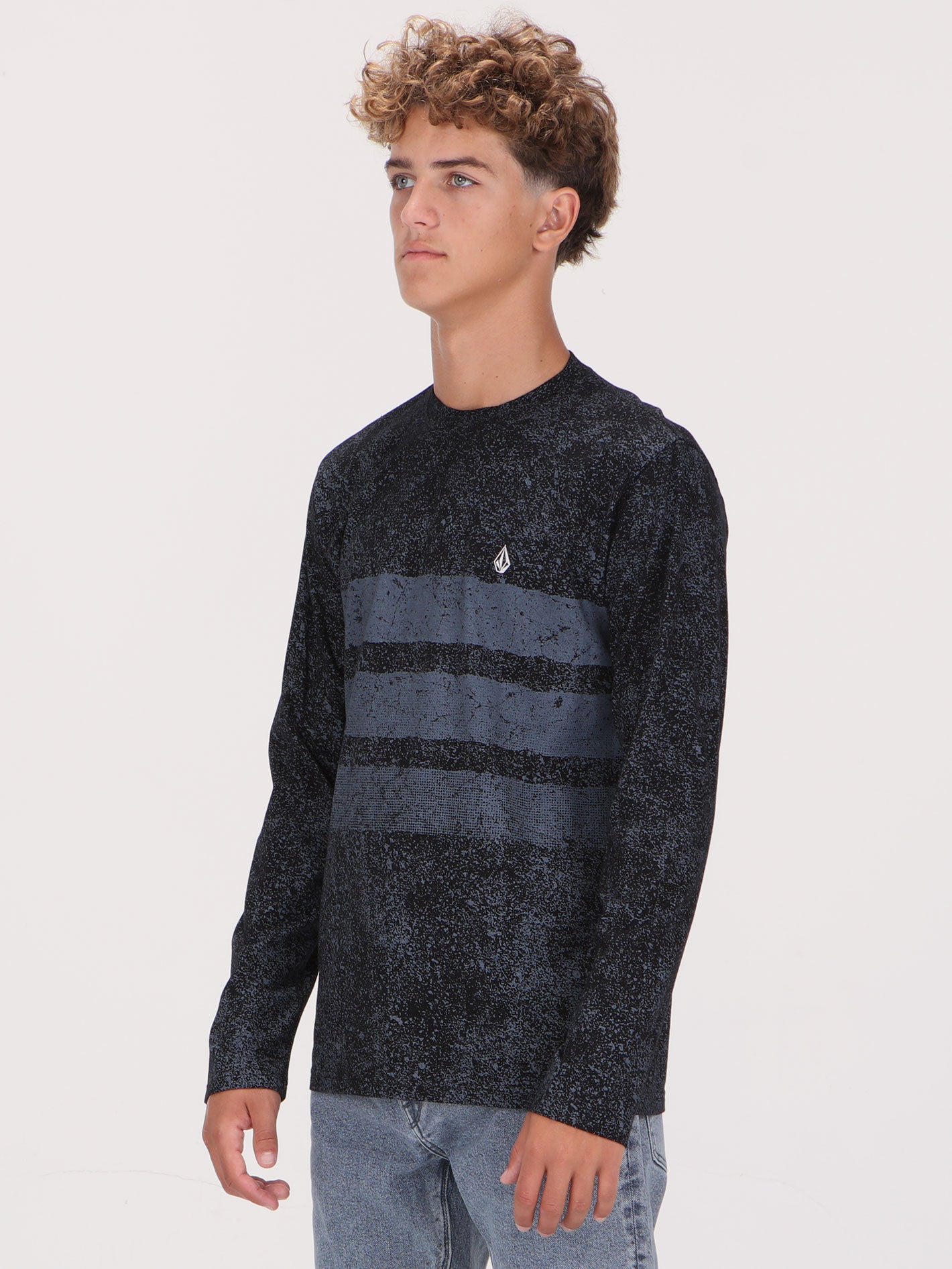 Volcom Finn Long Sleeve Top - Black