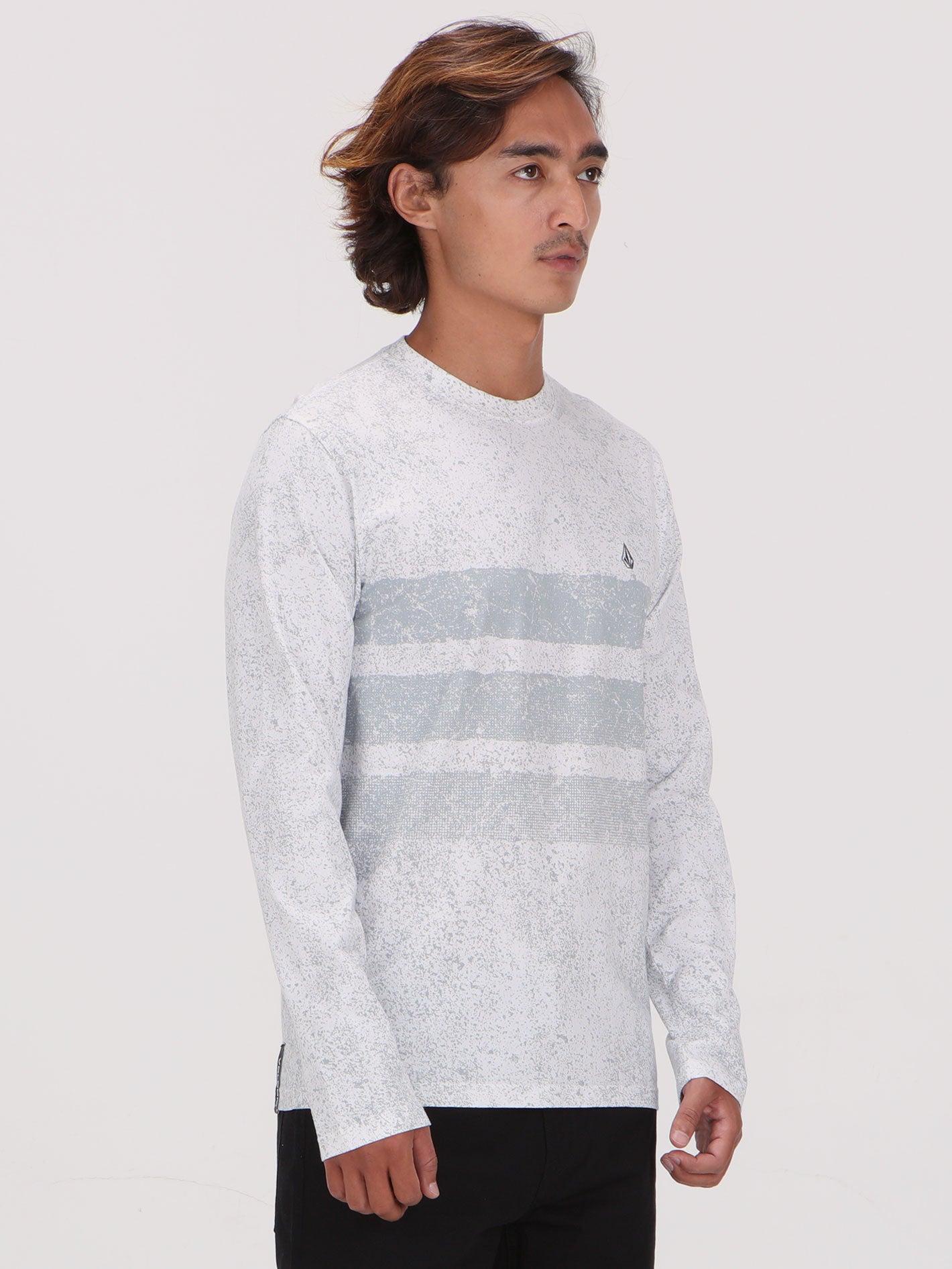 Volcom Finn Long Sleeve Top - White