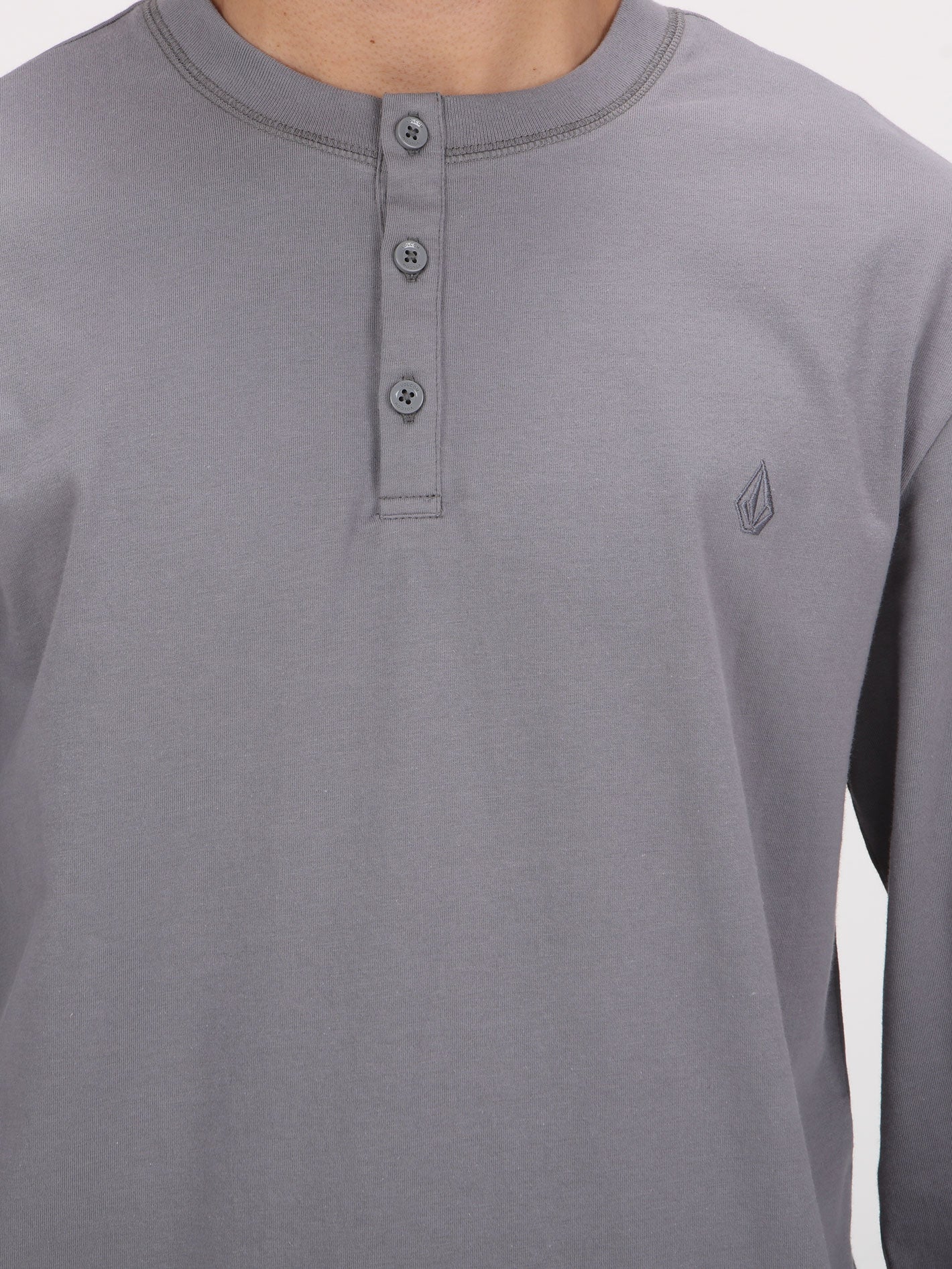 Volcom Moulder Long Sleeve Top - Dark Grey
