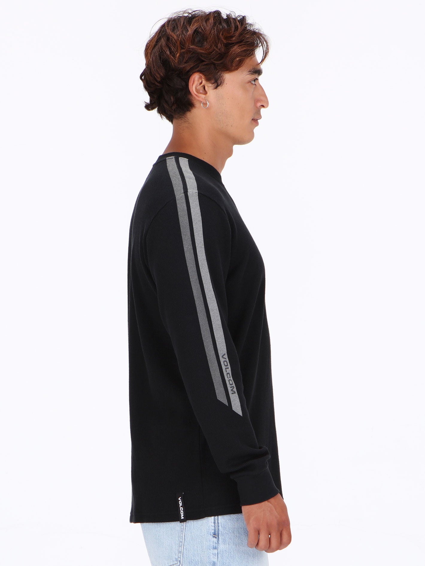Volcom Russel Thermal Long Sleeve Top - Black