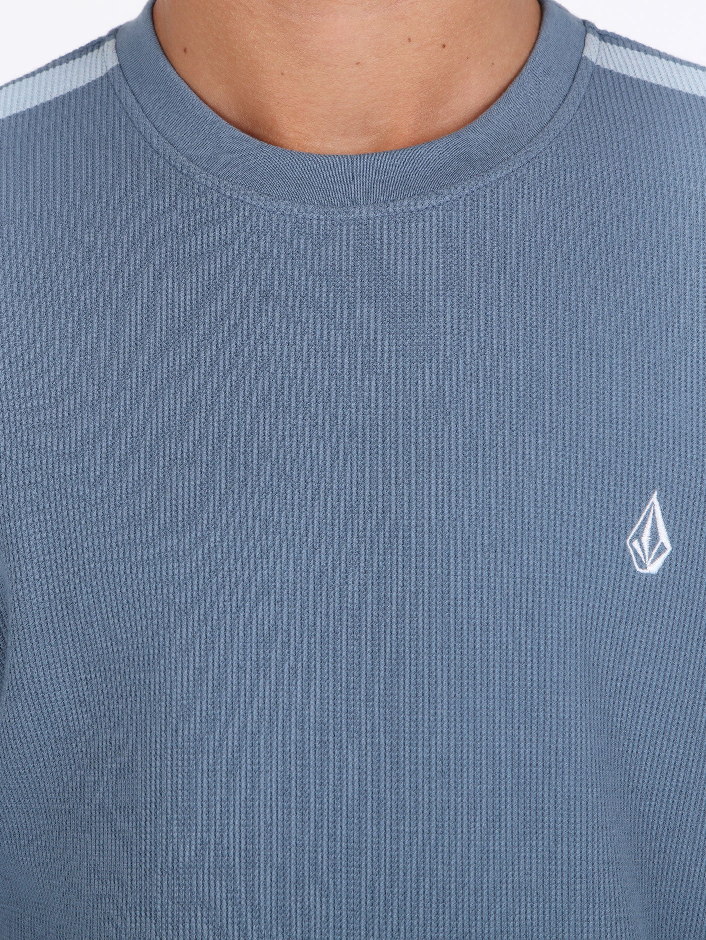 Volcom Russel Thermal Long Sleeve Top - Blue Wash