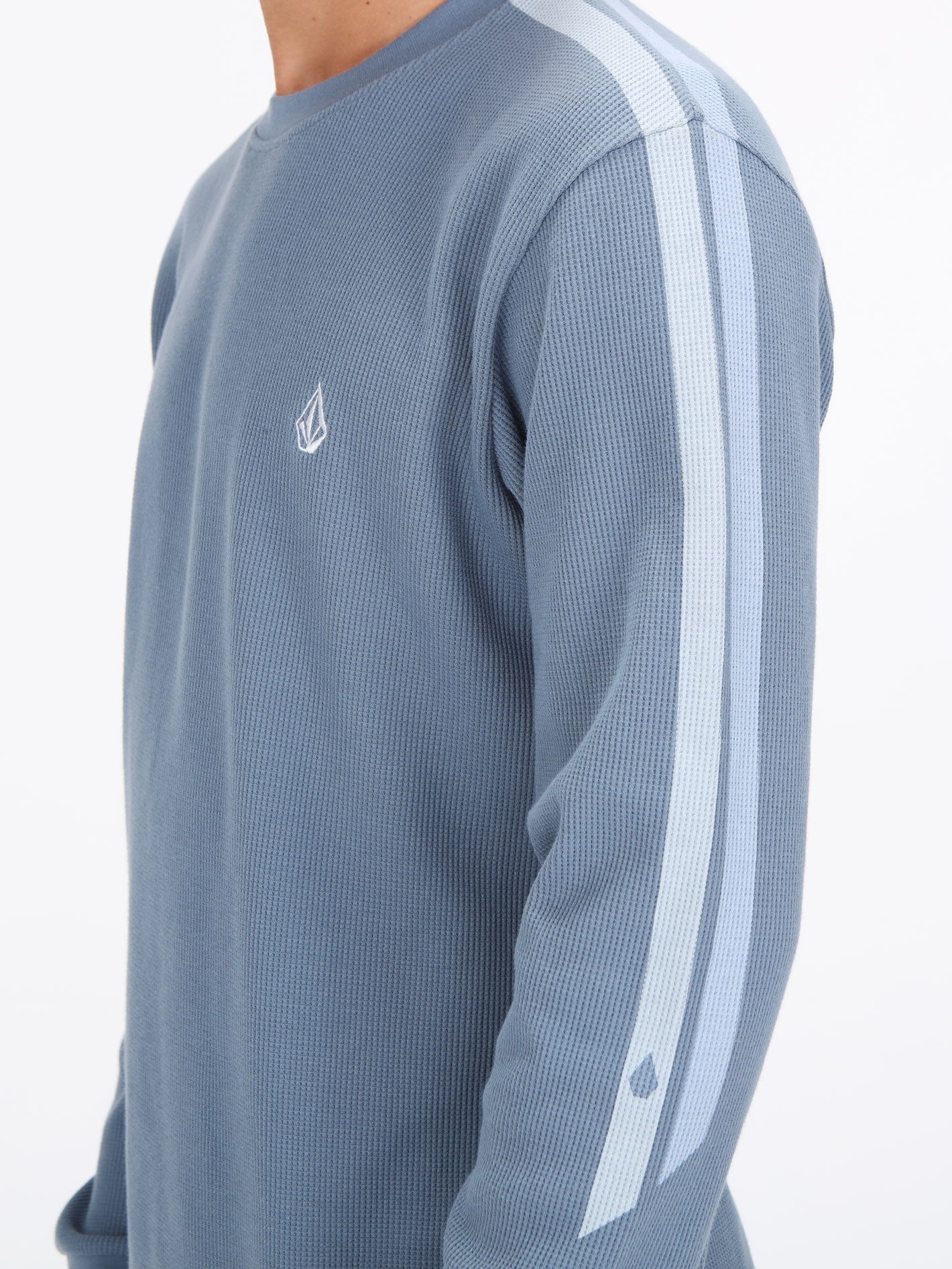 Volcom Russel Thermal Long Sleeve Top - Blue Wash