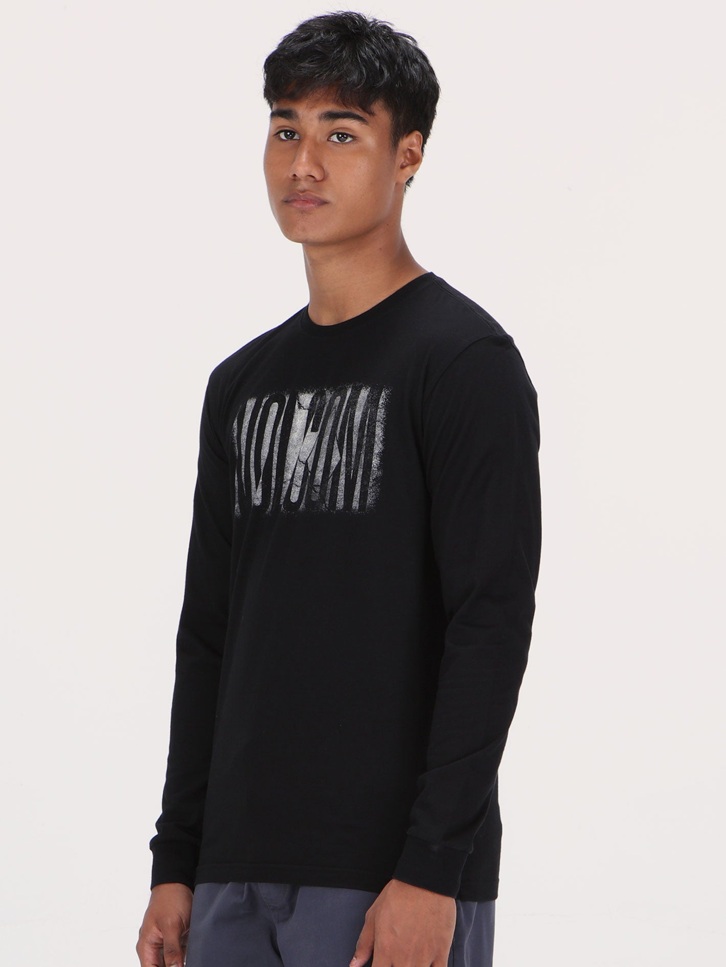 Volcom Mendez Long Sleeve Top - Black