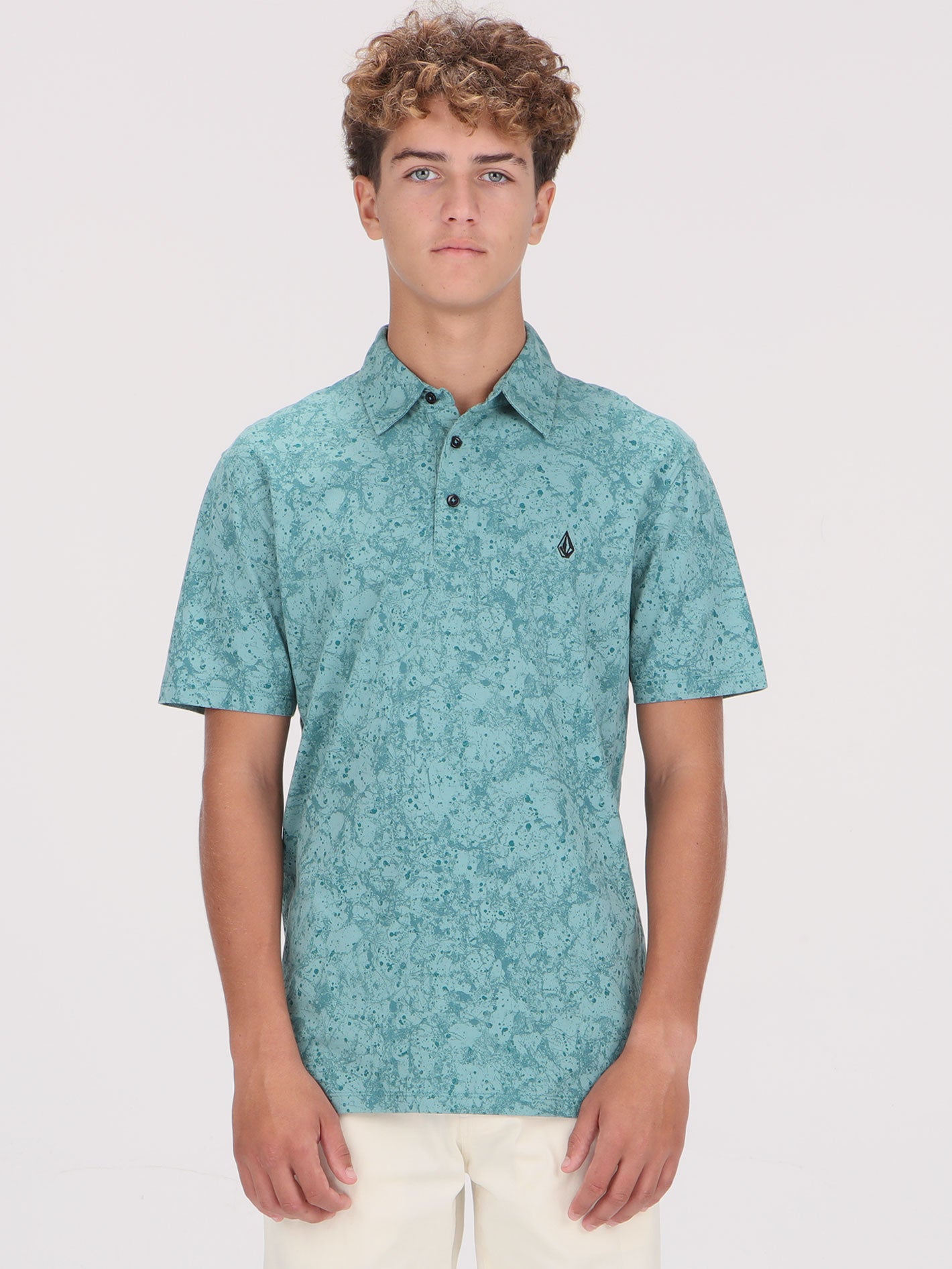 Volcom Spritzen Polo - Petrol