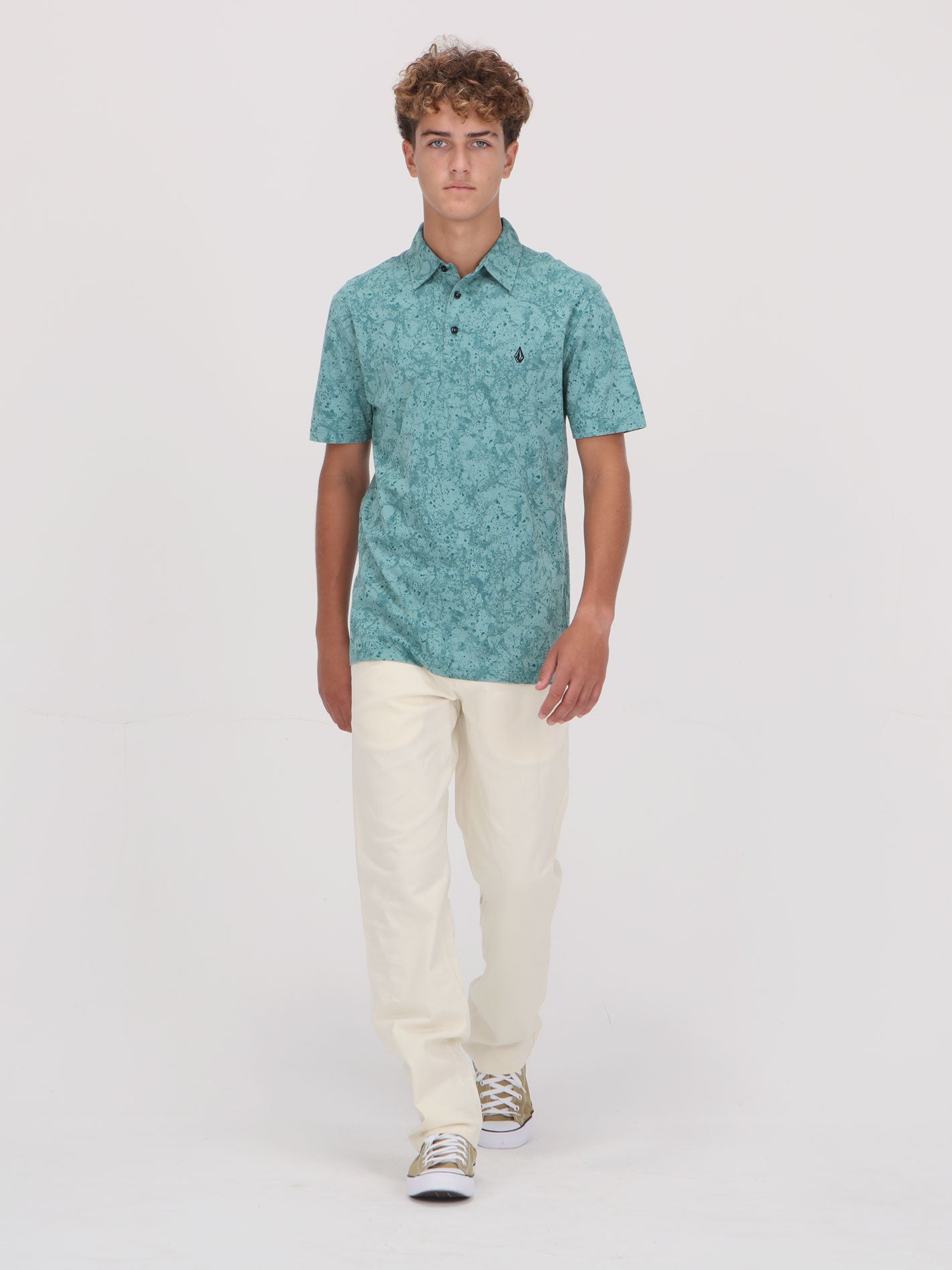 Volcom Spritzen Polo - Petrol