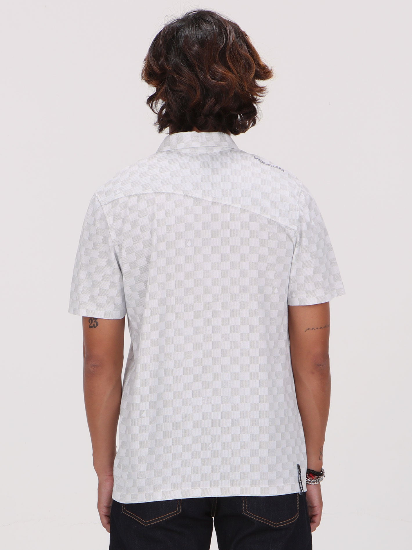 Volcom Checkered Polo - White