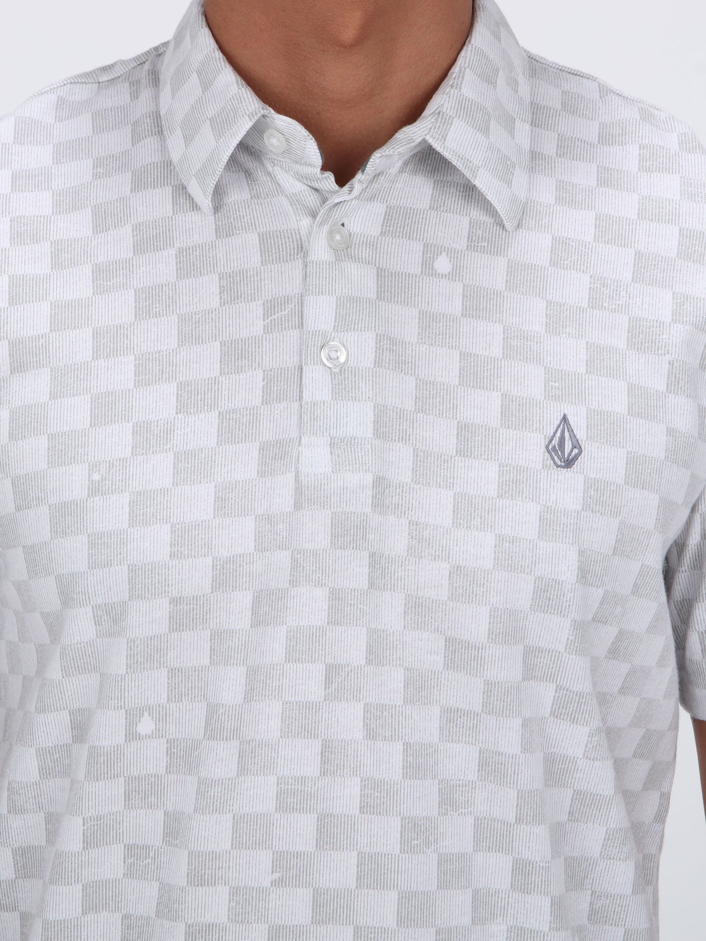 Volcom Checkered Polo - White