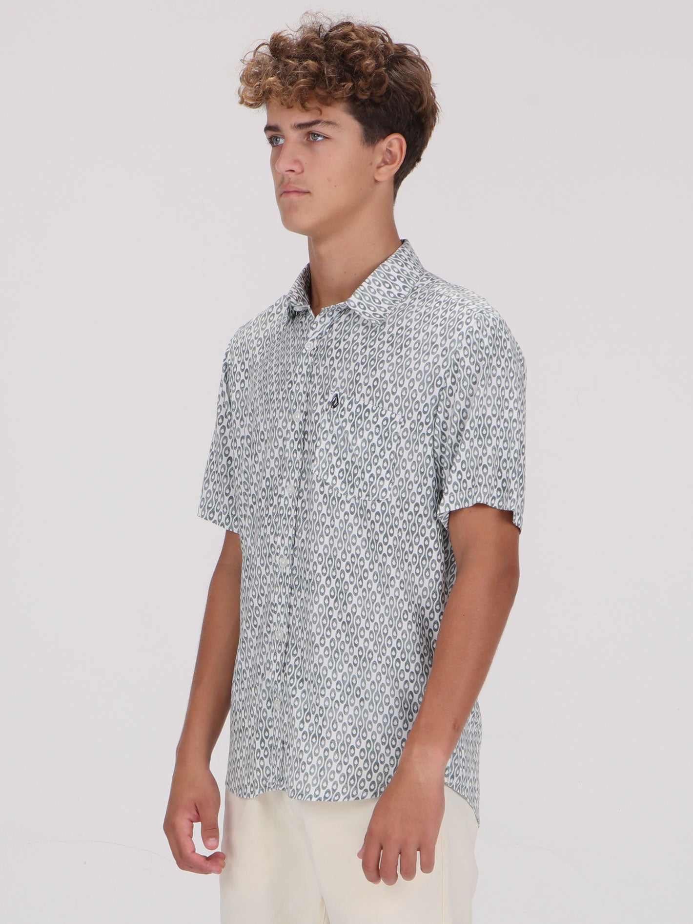 Volcom Strummer Short Sleeve Shirt - White