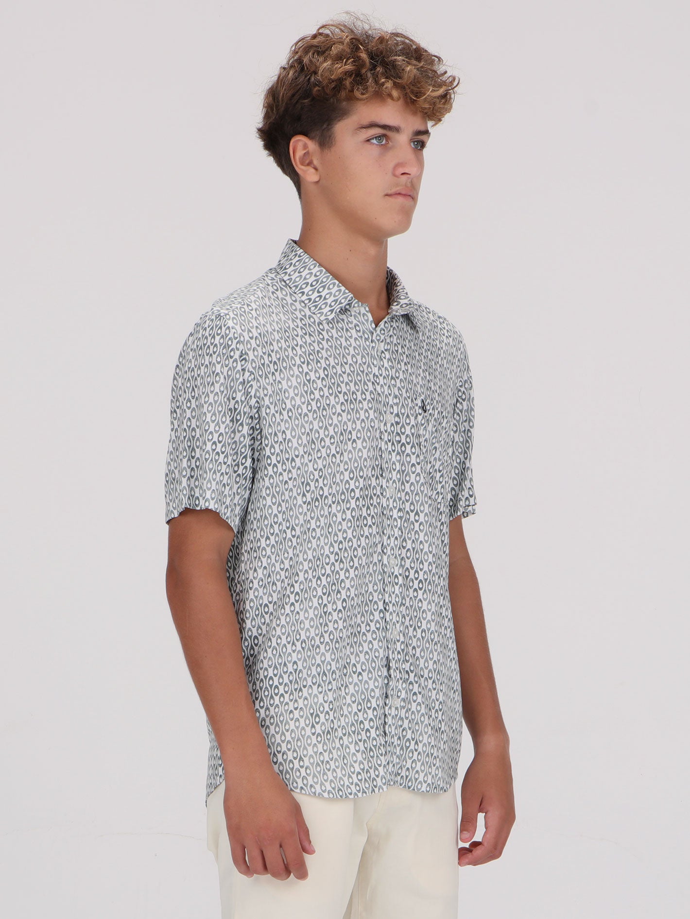 Volcom Strummer Short Sleeve Shirt - White