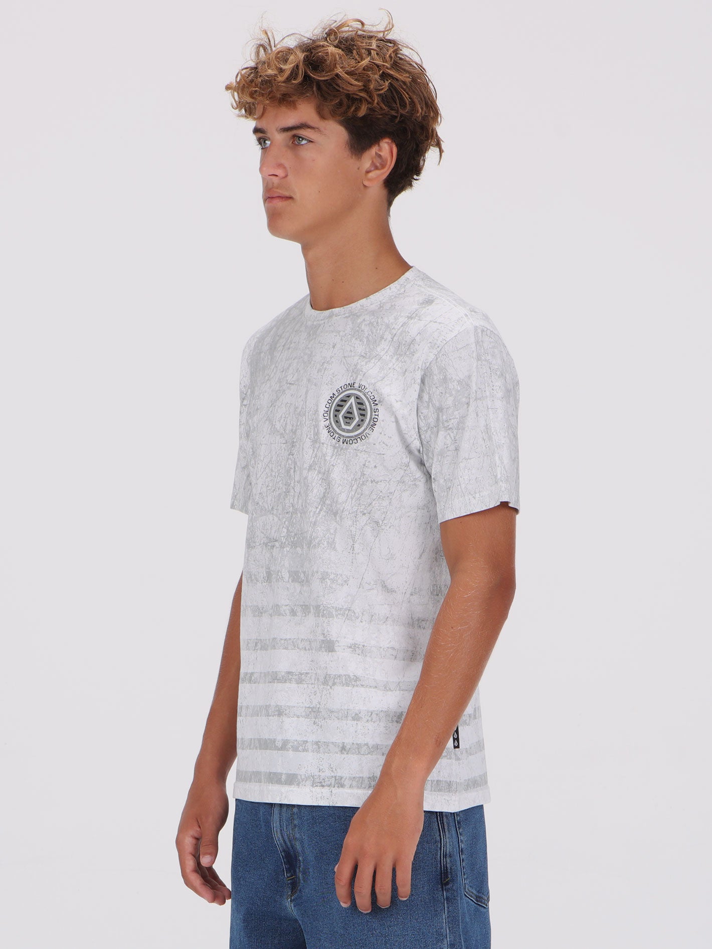 Volcom Fade To Vast Tee - White