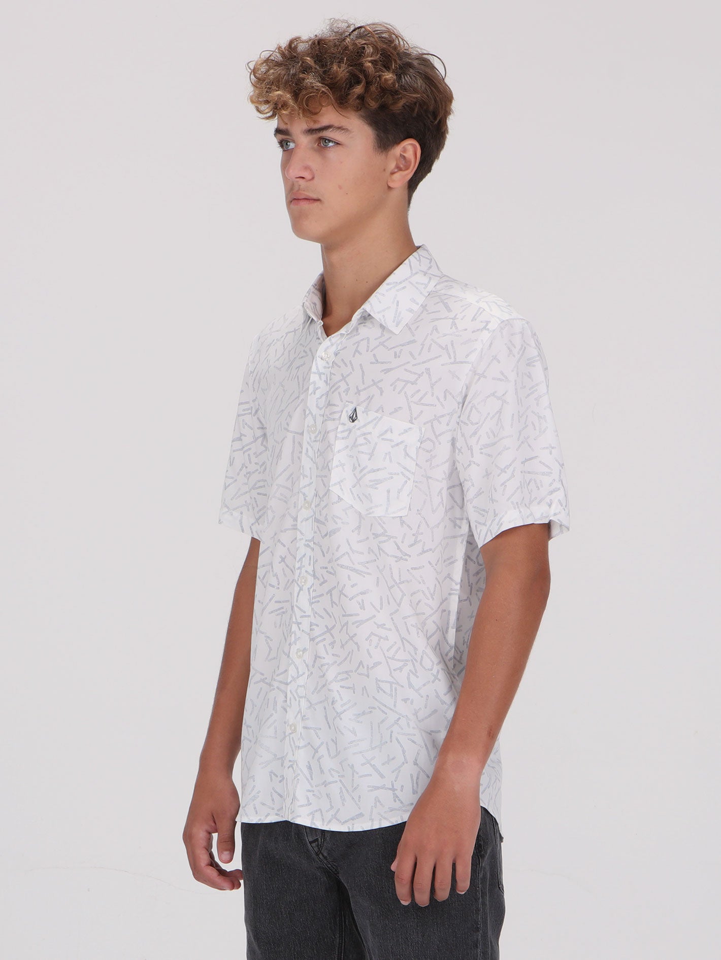 Volcom Gusto Short Sleeve Shirt - White