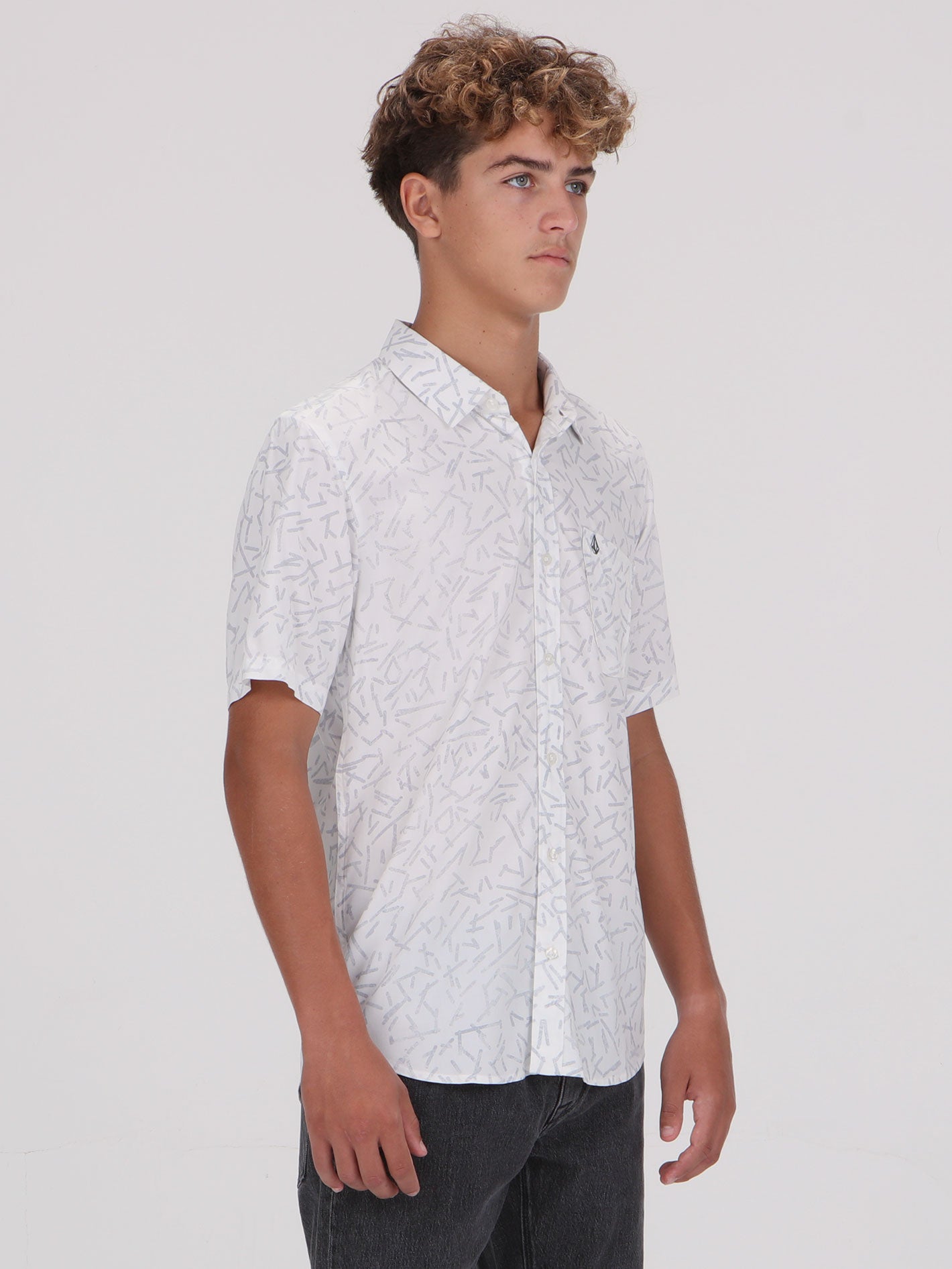 Volcom Gusto Short Sleeve Shirt - White