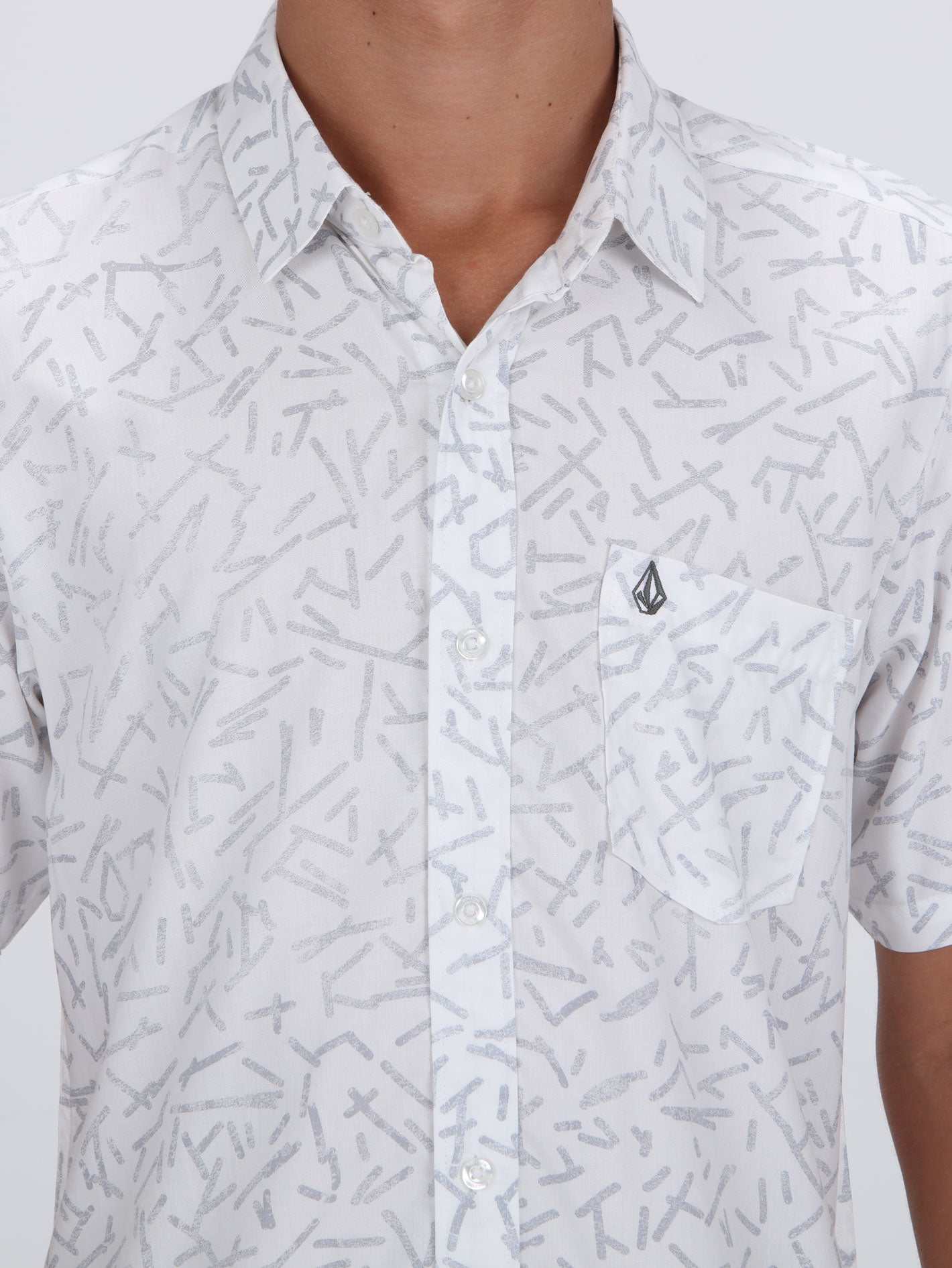 Volcom Gusto Short Sleeve Shirt - White