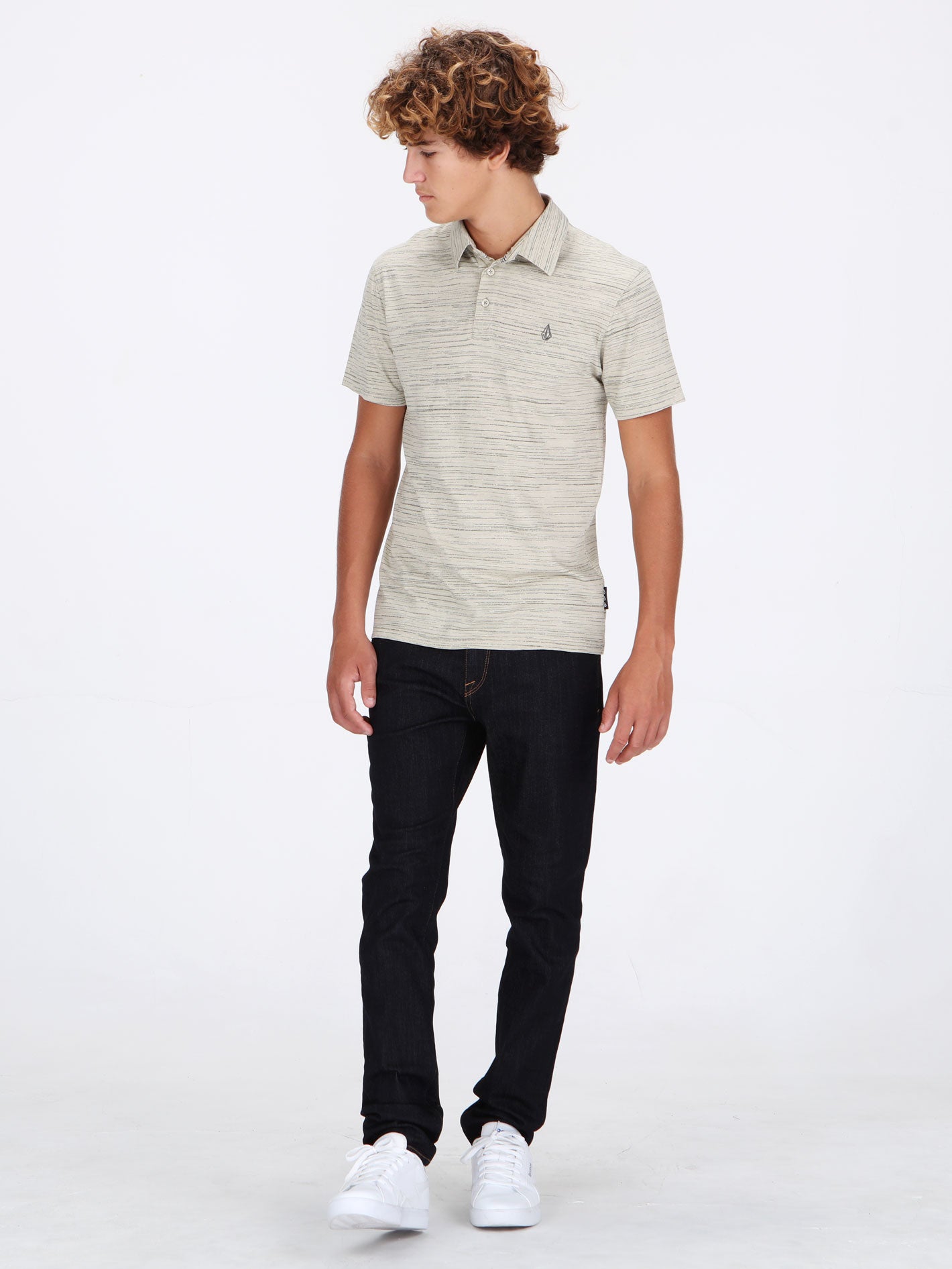 Volcom Warp Factor Polo - Light Beige