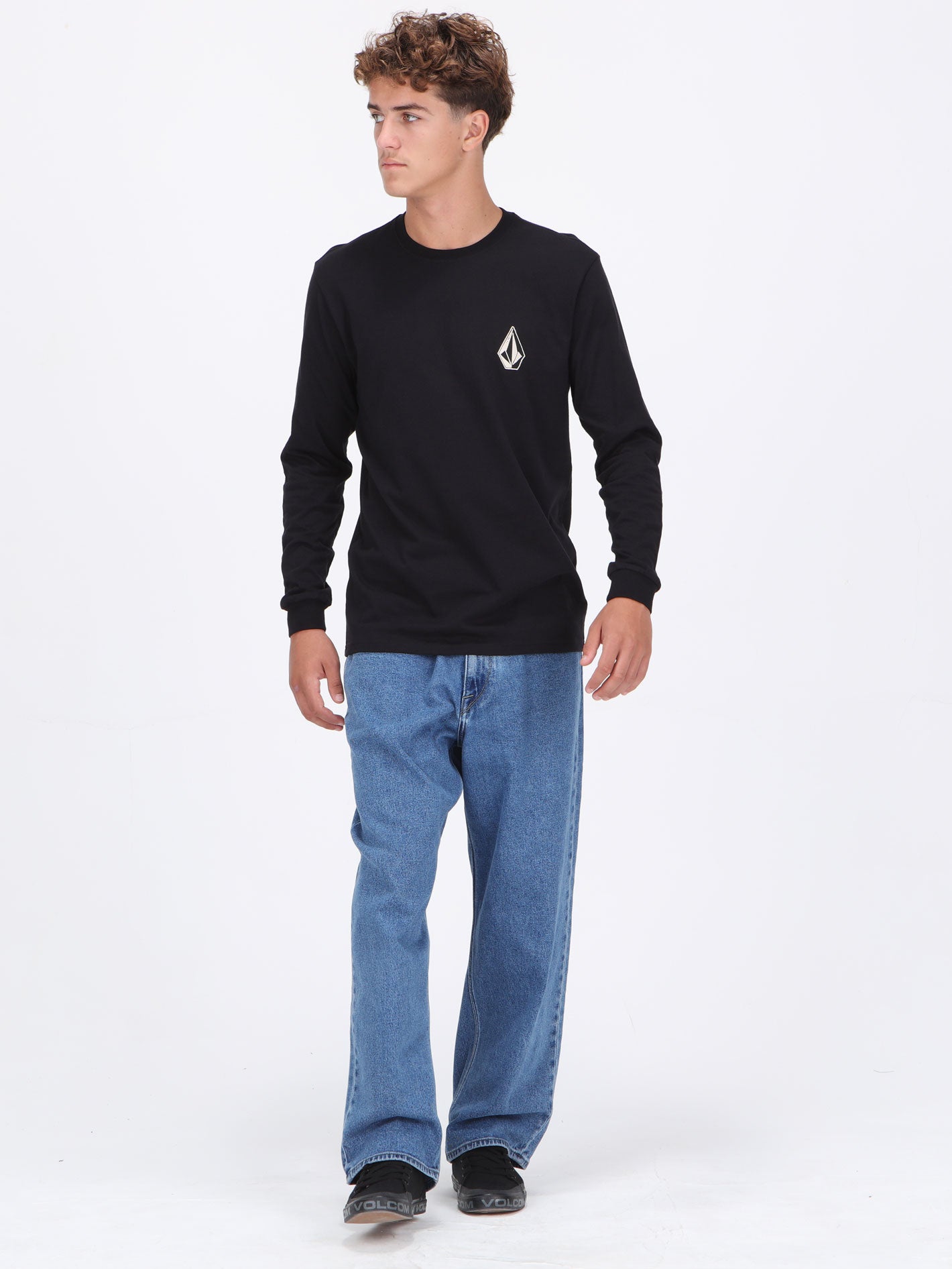Volcom Yoink Long Sleeve Top - Black