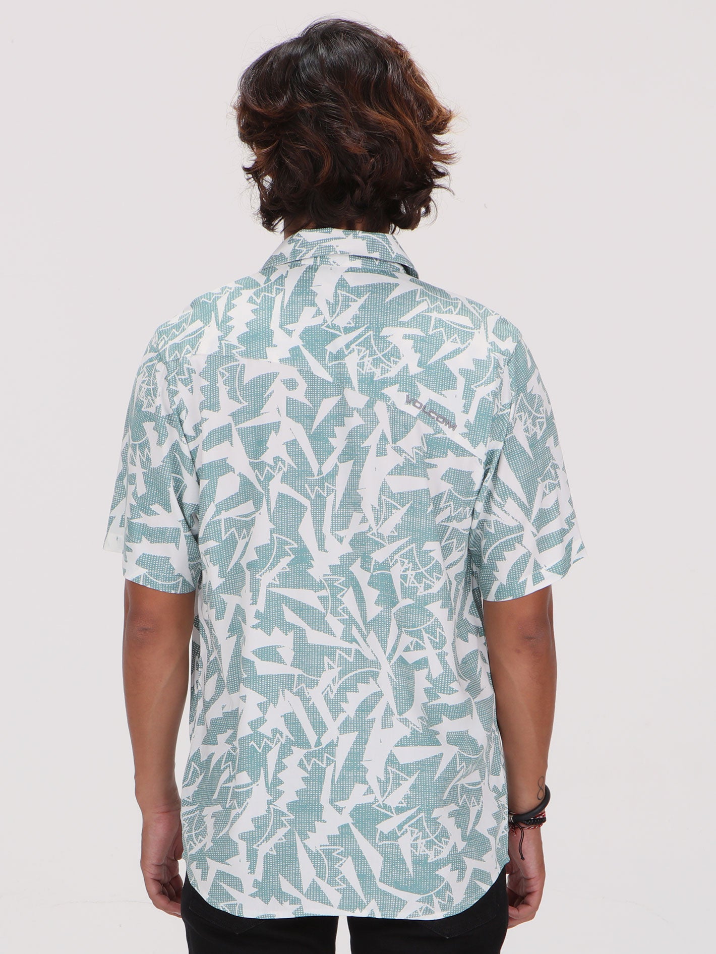 Volcom Sharkbites Short Sleeve Shirt - Petrol
