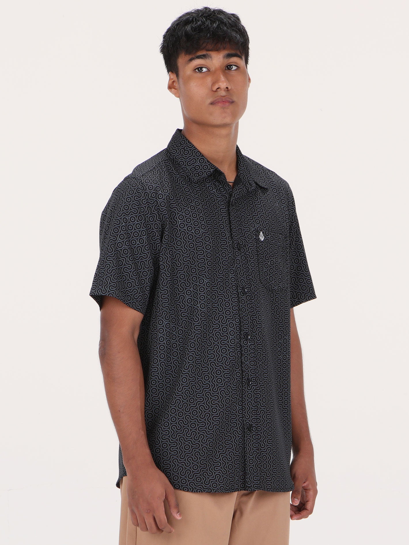 Volcom Muster Short Sleeve Shirt - Black