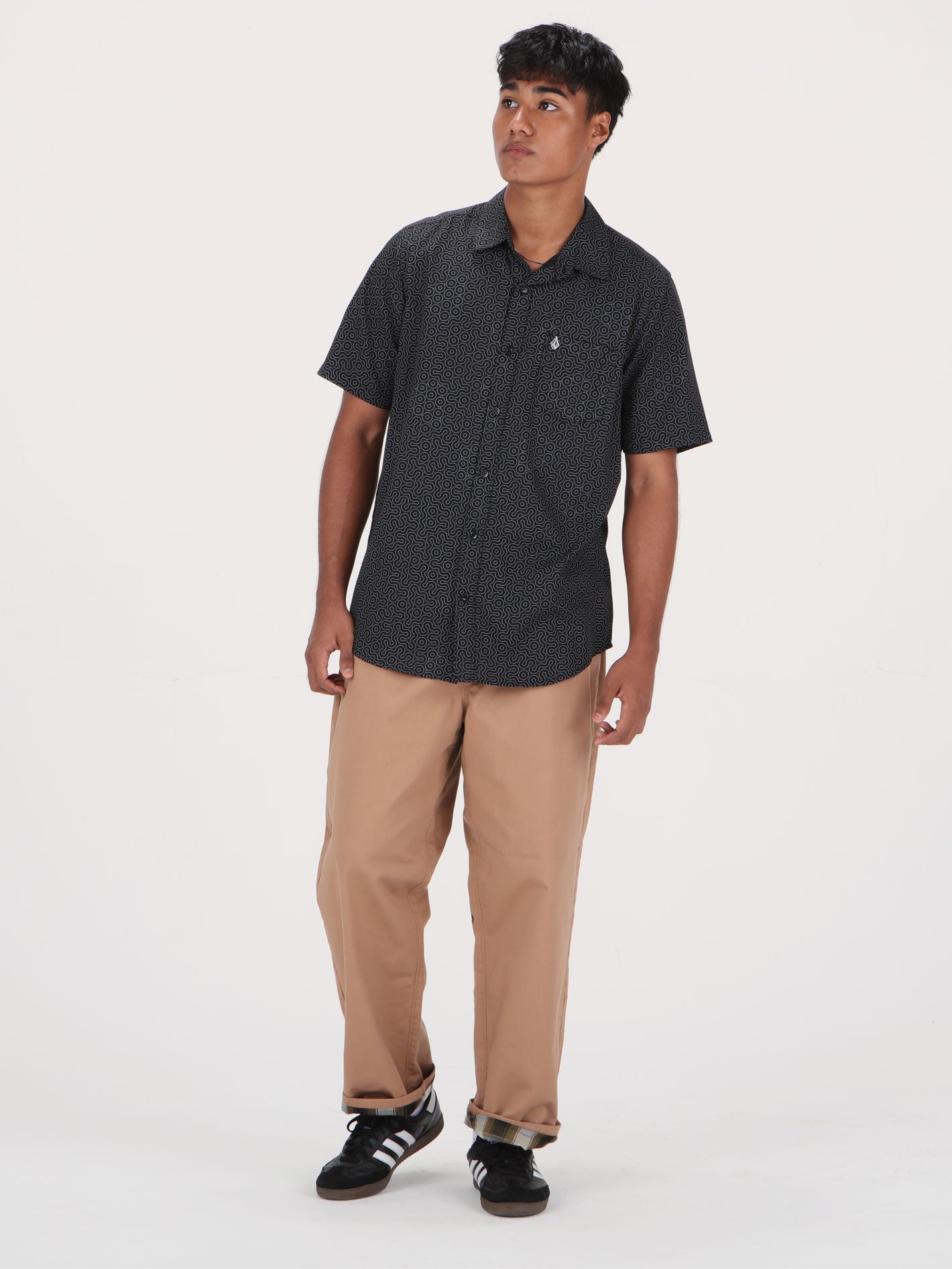 Volcom Muster Short Sleeve Shirt - Black