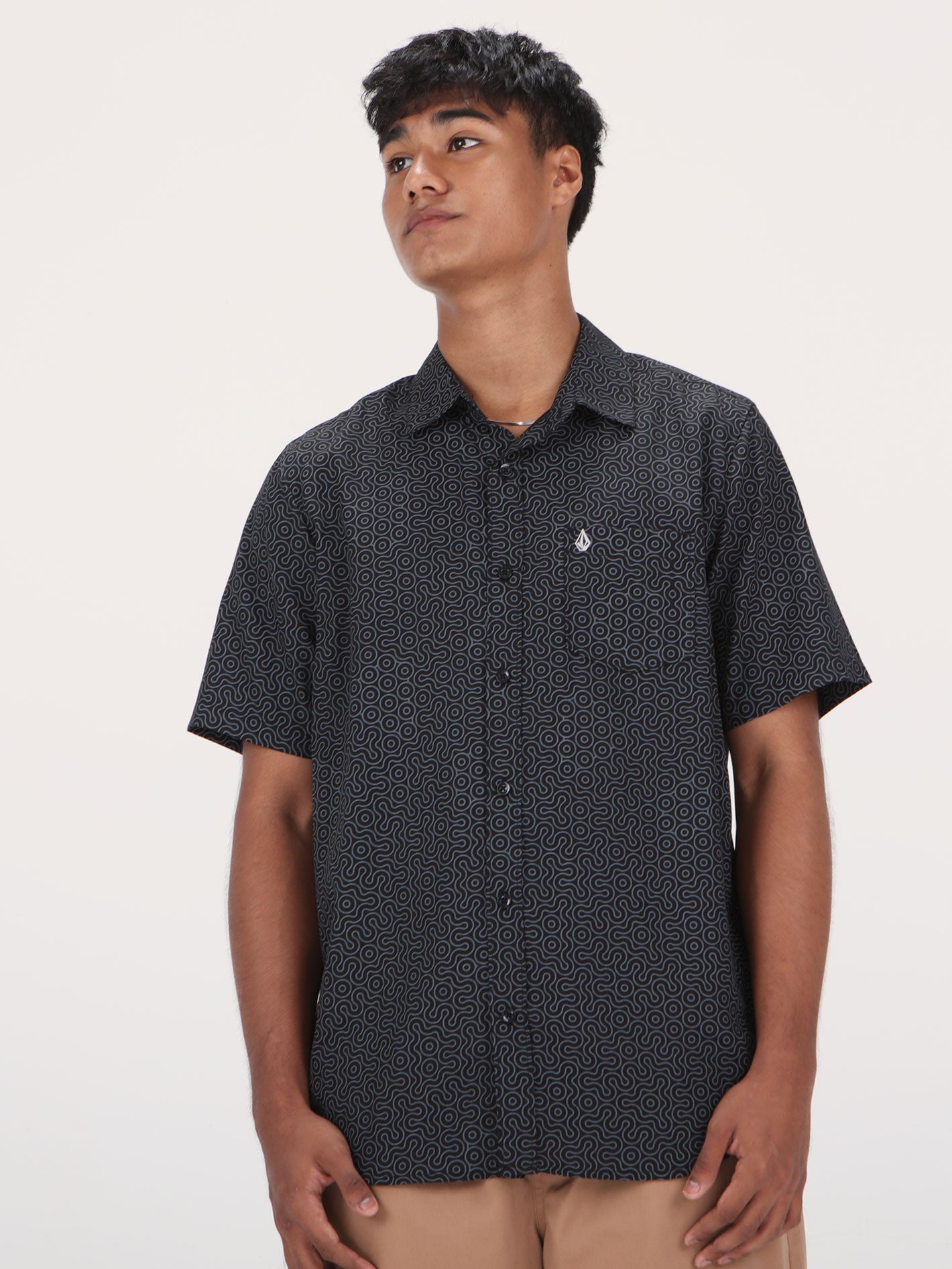 Volcom Muster Short Sleeve Shirt - Black