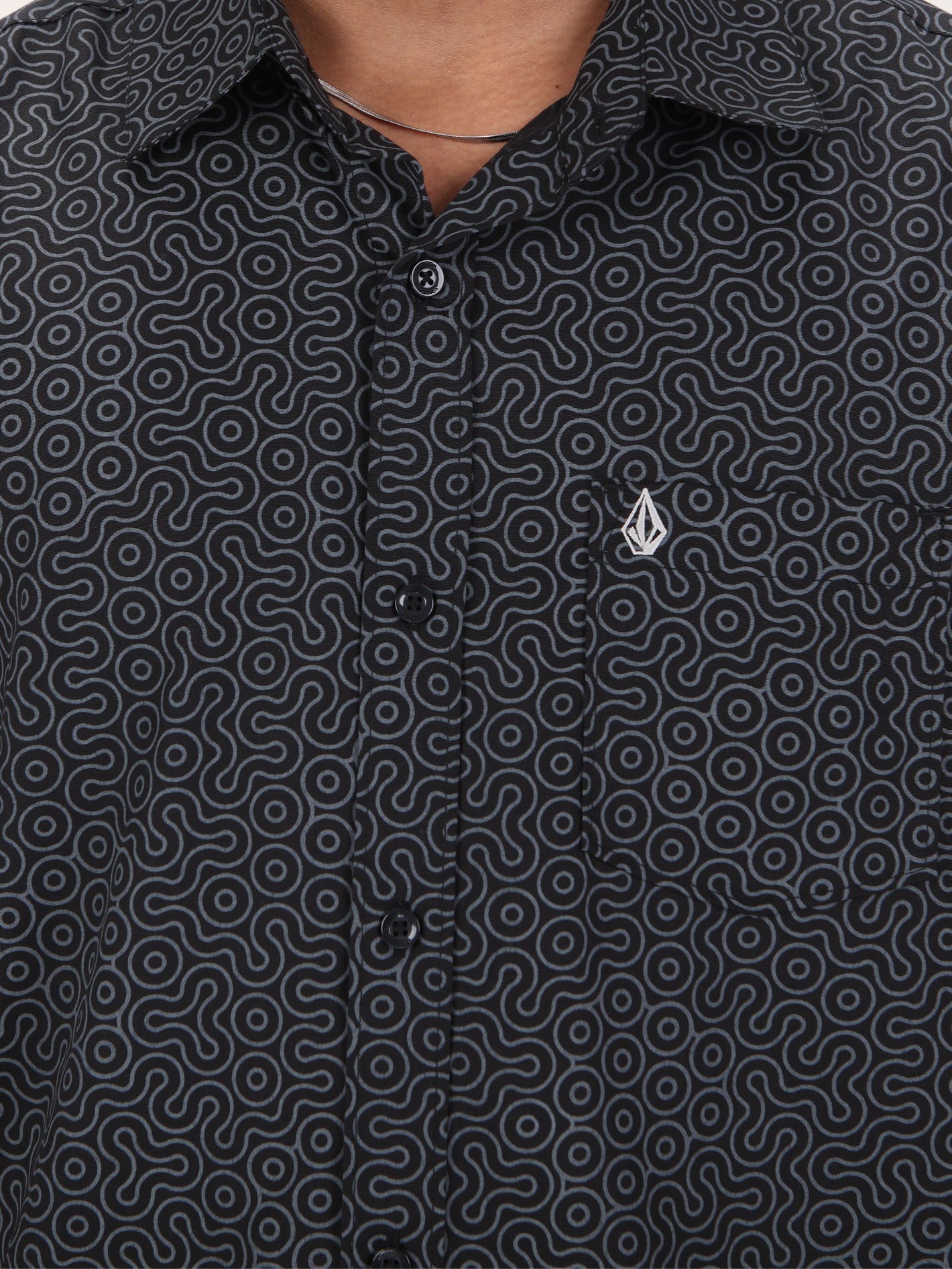 Volcom Muster Short Sleeve Shirt - Black