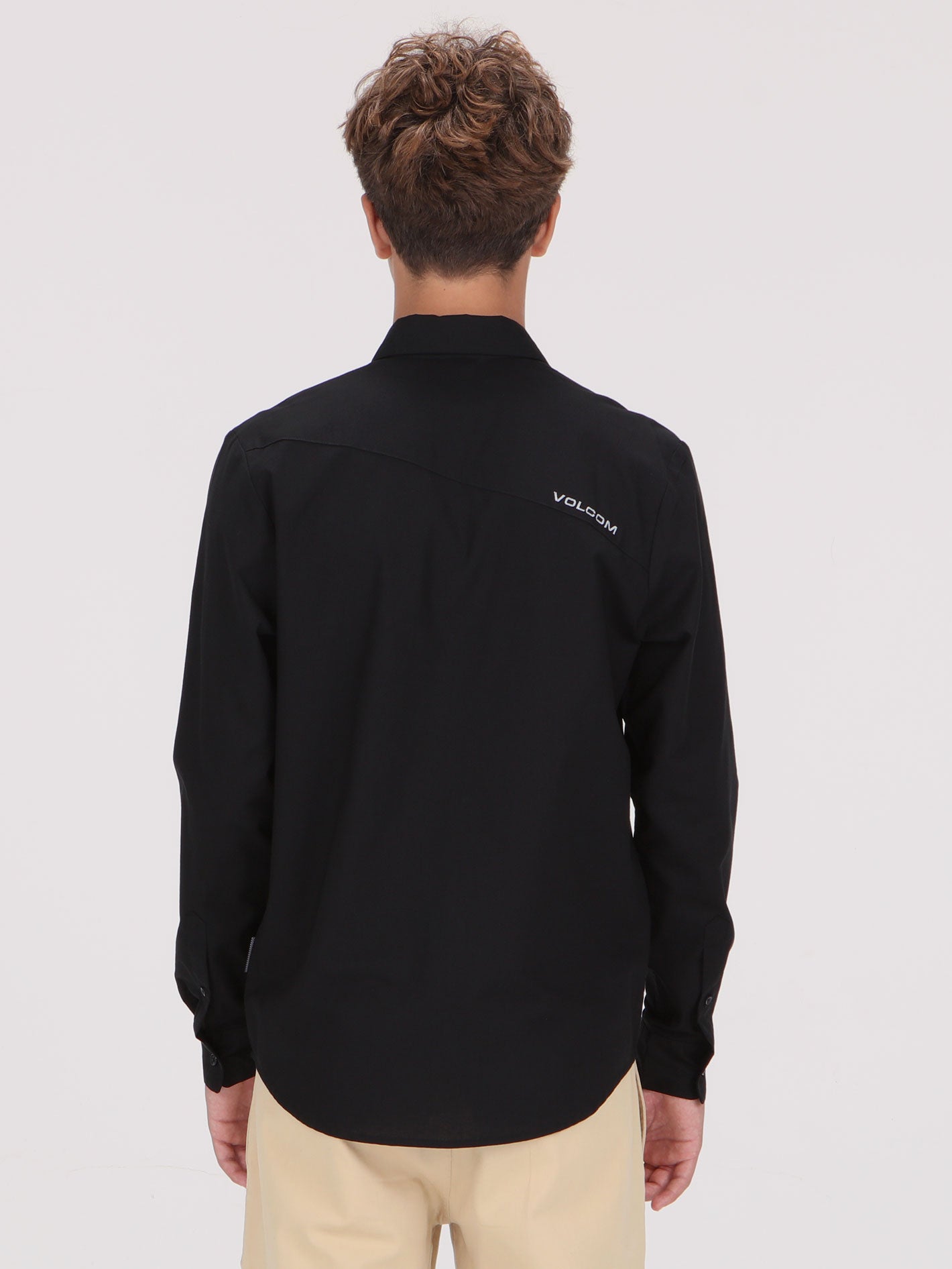 Volcom Beckett Oxford 2 Long Sleeve Shirt - Black