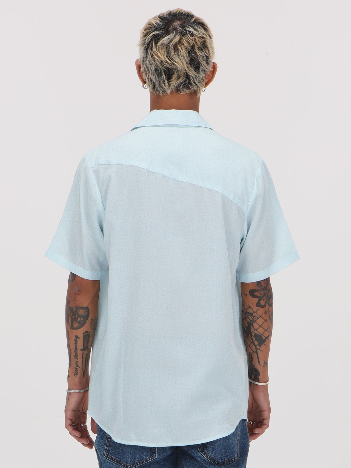 Volcom Muster Short Sleeve Shirt - Light Sea Blue