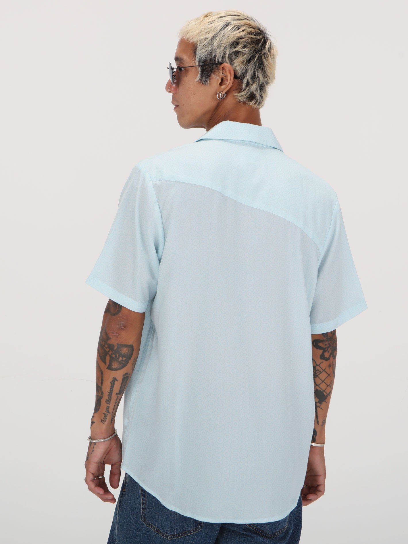 Volcom Muster Short Sleeve Shirt - Light Sea Blue