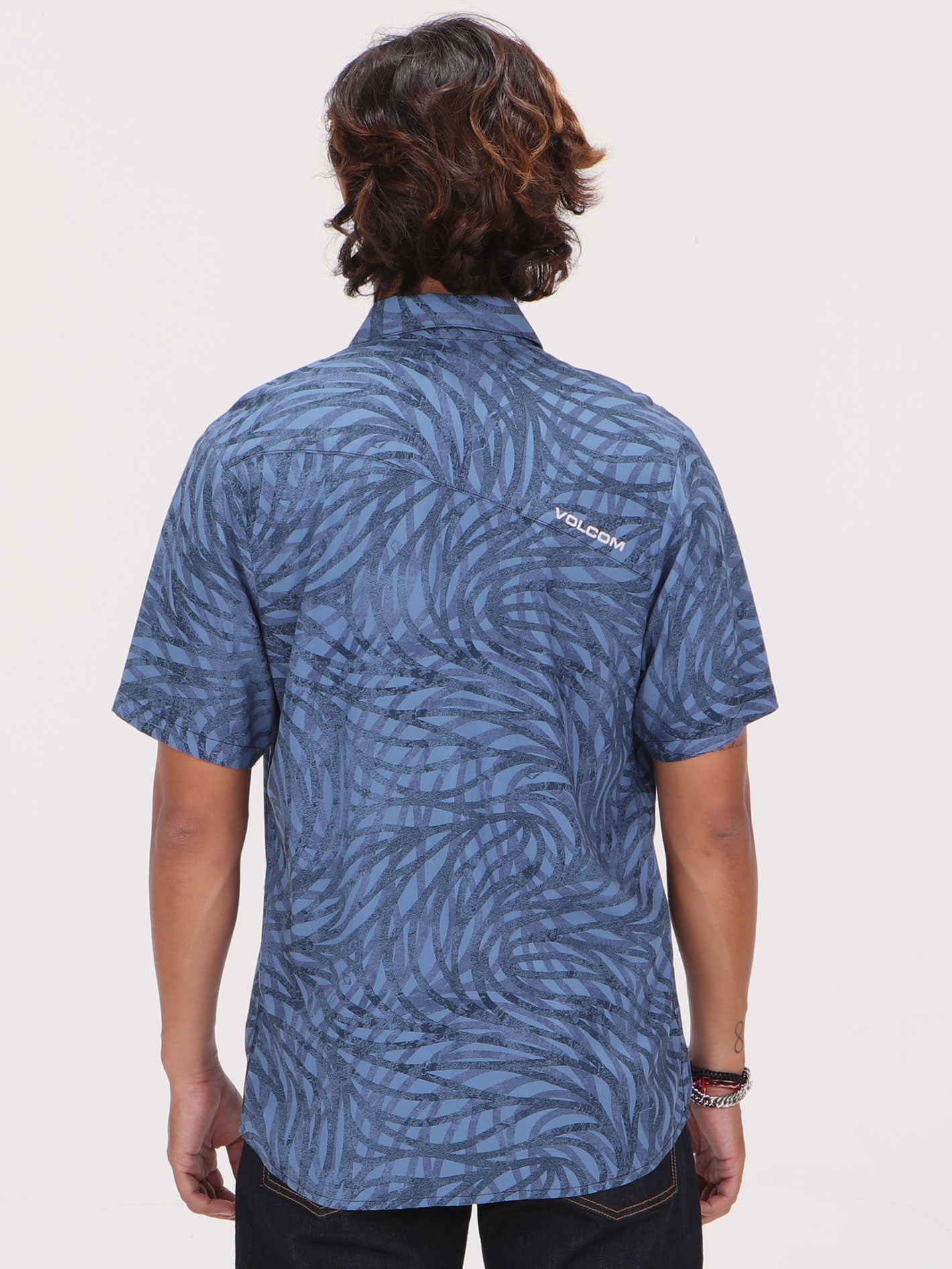 Volcom Equal Short Sleeve Shirt - Blueberry