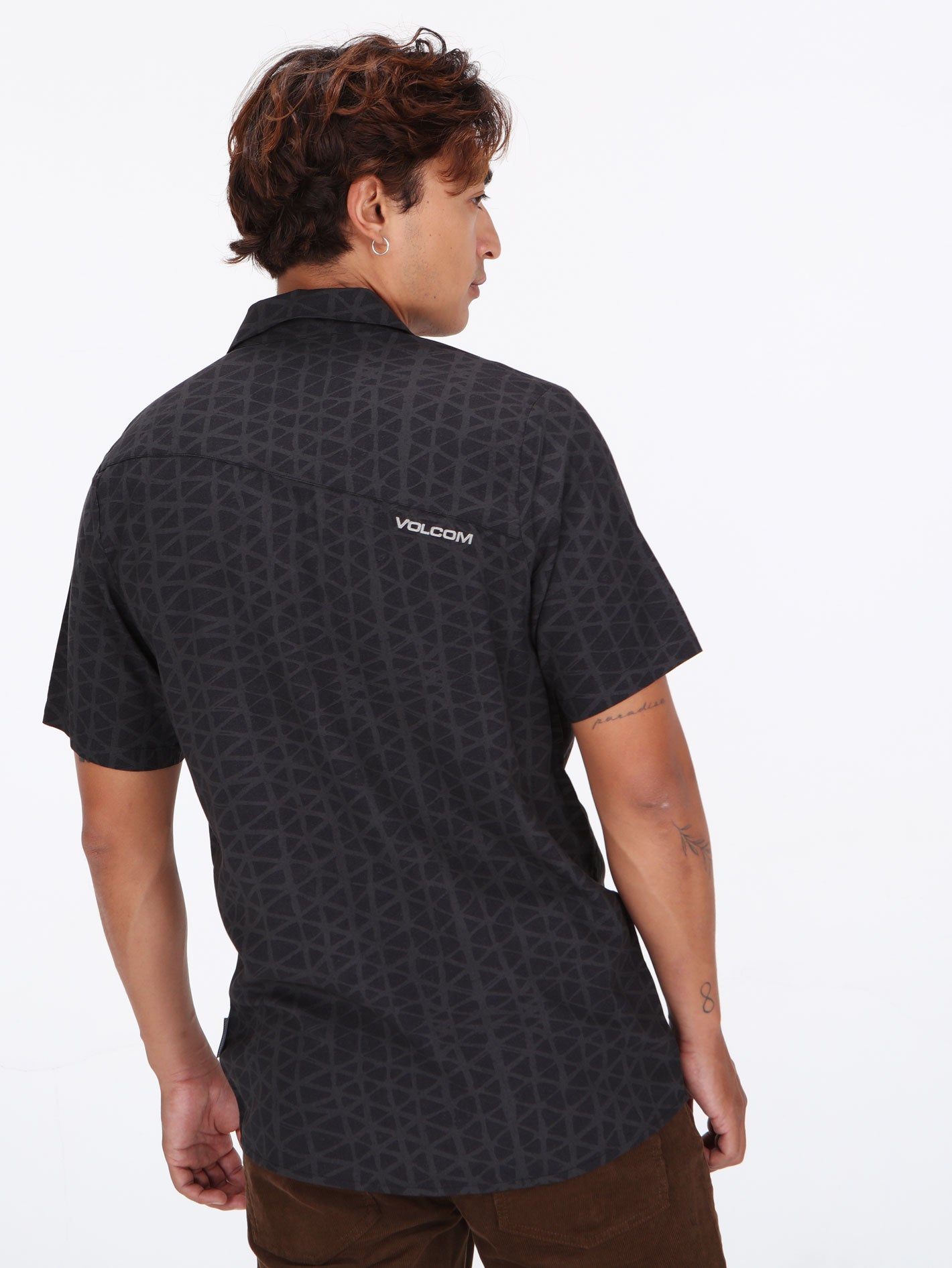 Volcom Gibb Short Sleeve Shirt - Black