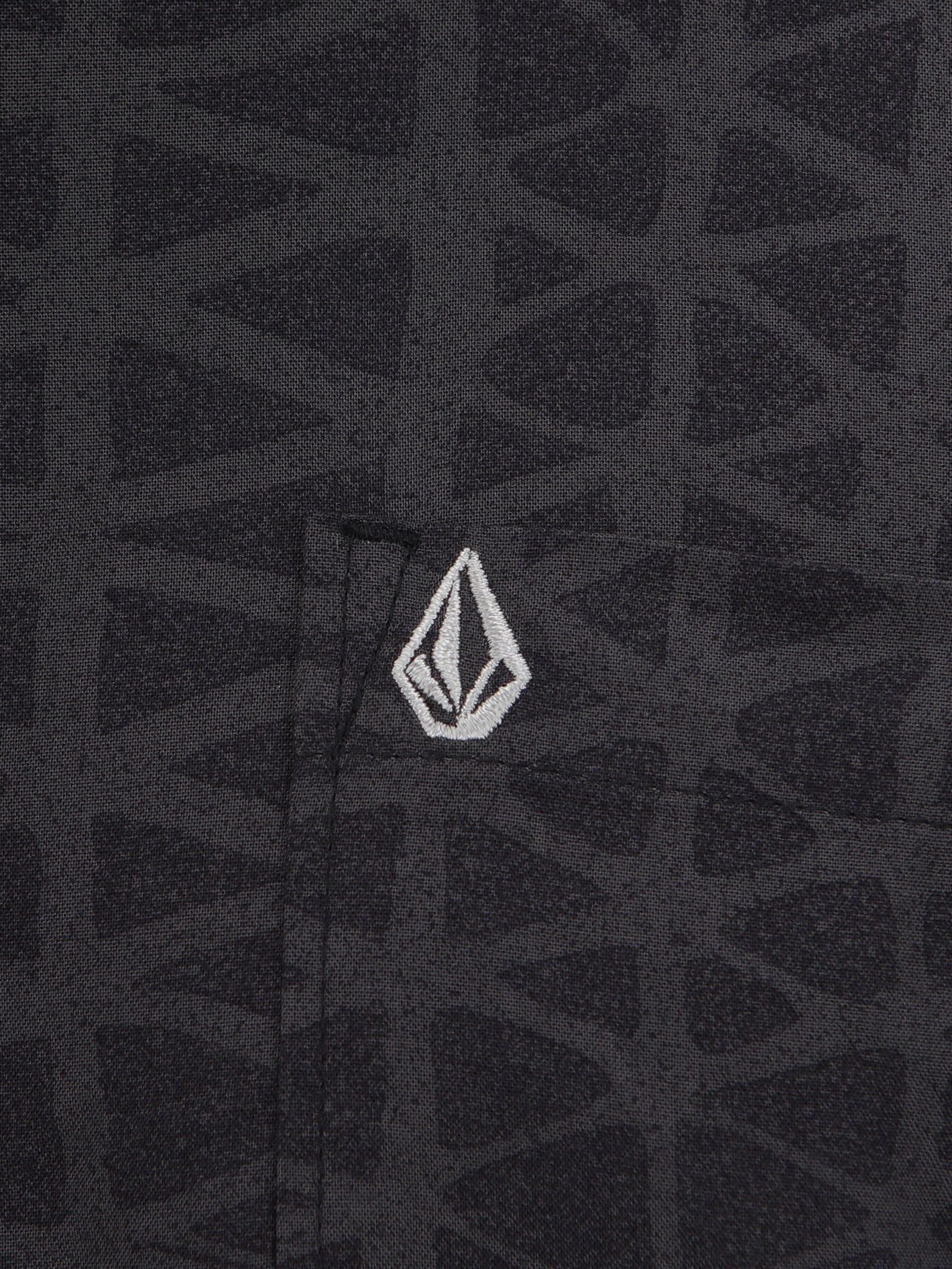Volcom Gibb Short Sleeve Shirt - Black