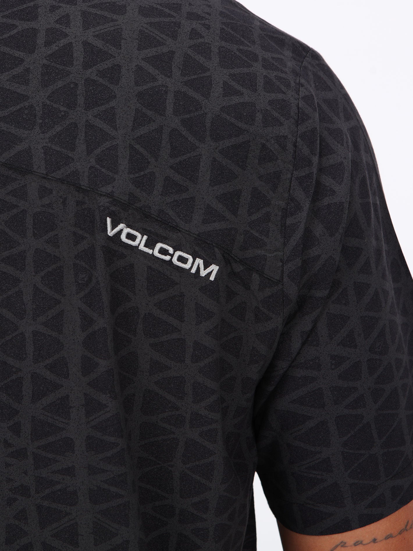 Volcom Gibb Short Sleeve Shirt - Black