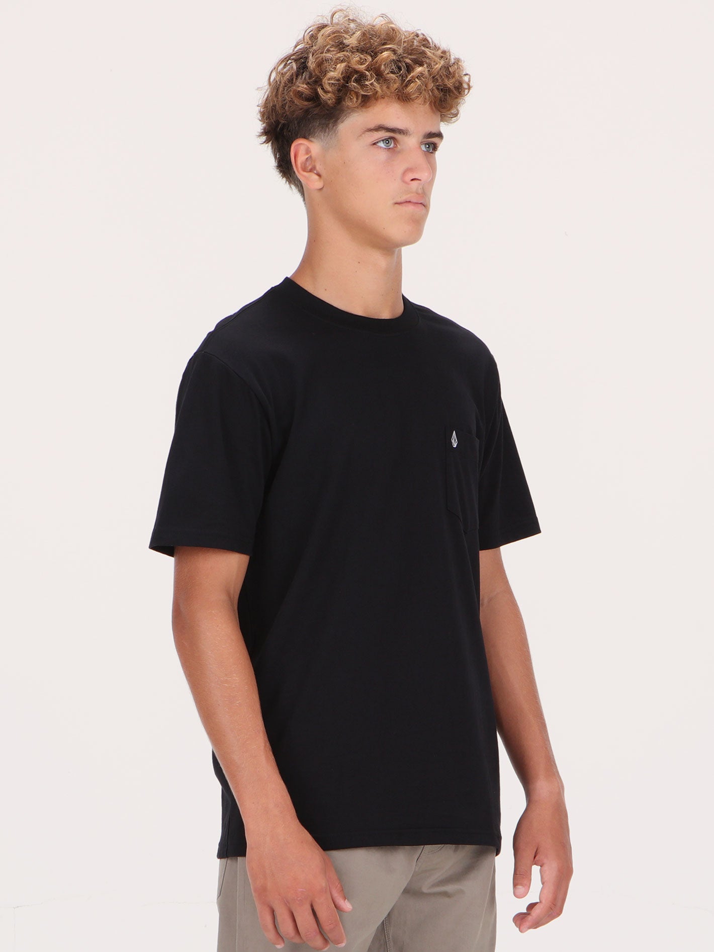 Volcom Solid Pocket Tee - Black