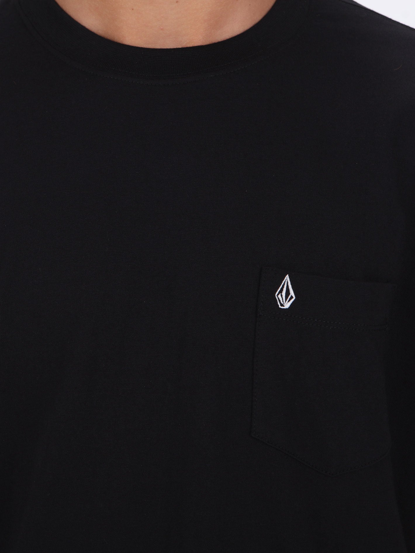 Volcom Solid Pocket Tee - Black