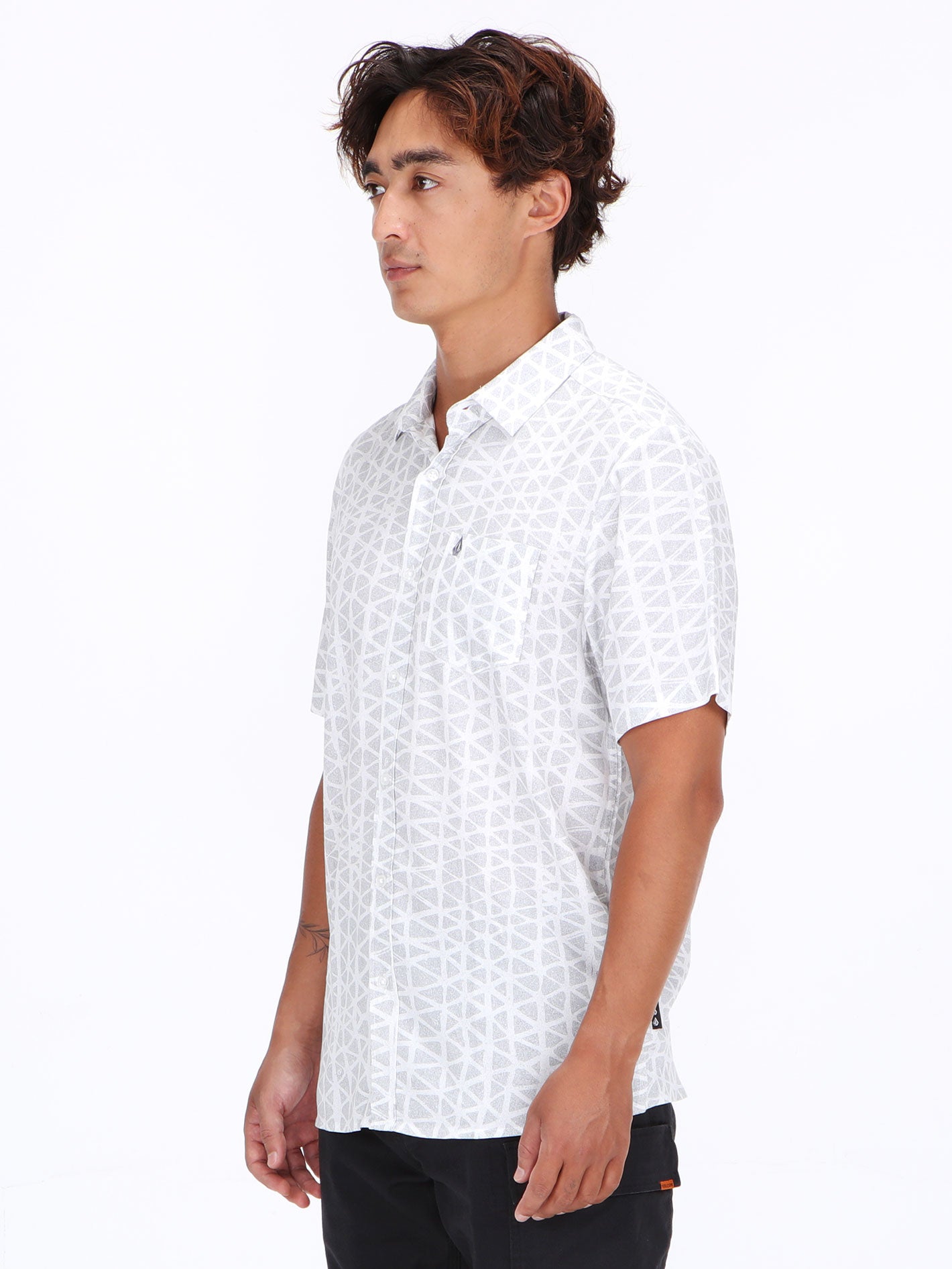 Volcom Gibb Short Sleeve Shirt - White