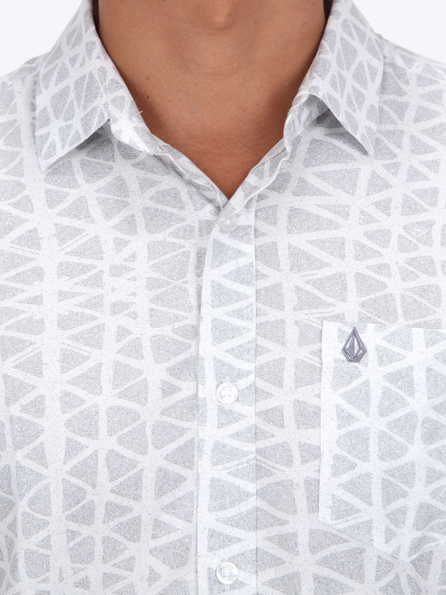 Volcom Gibb Short Sleeve Shirt - White