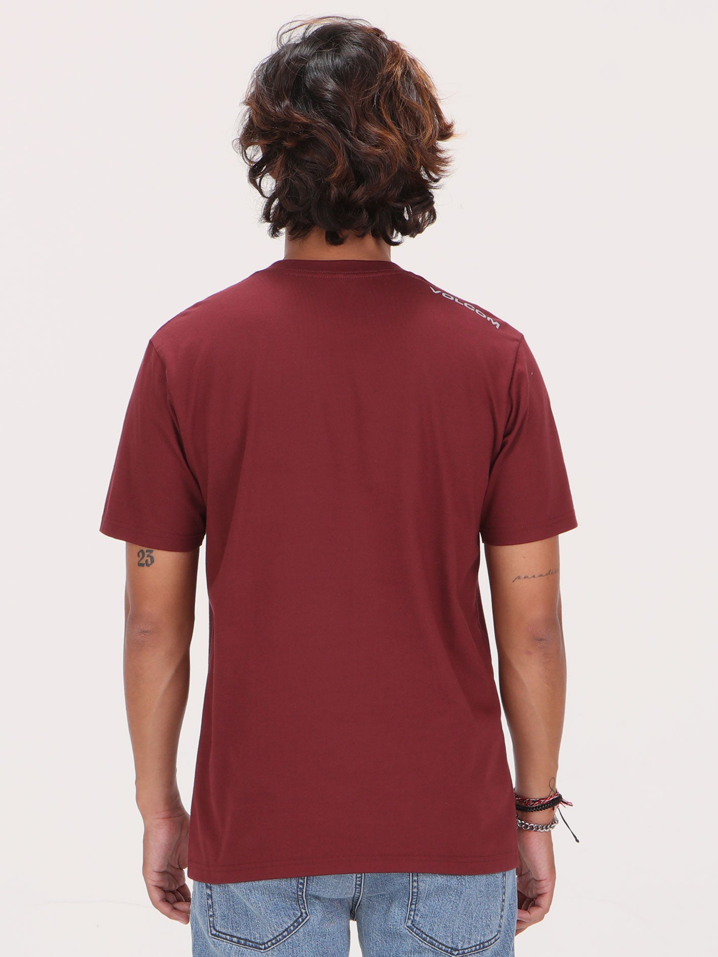 Volcom Solid Pocket Tee - Merlot